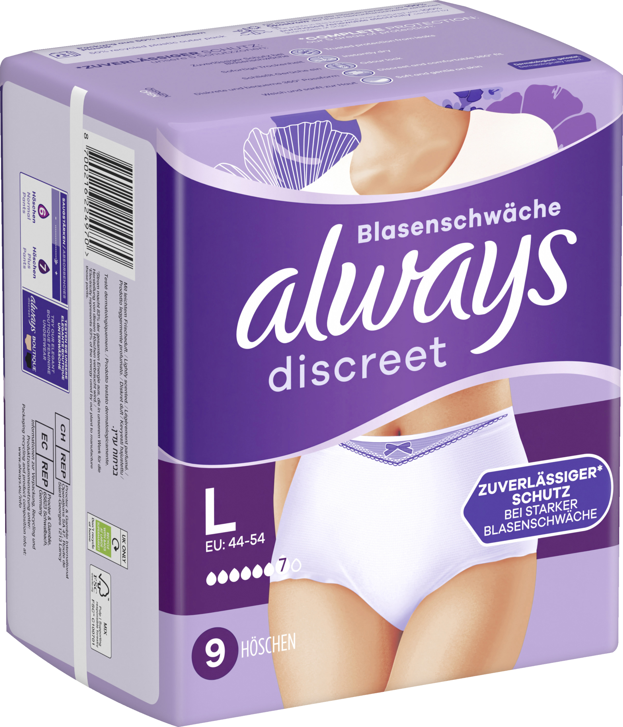 Always Discreet Inkontinenz Pants Plus L online kaufen | rossmann.de