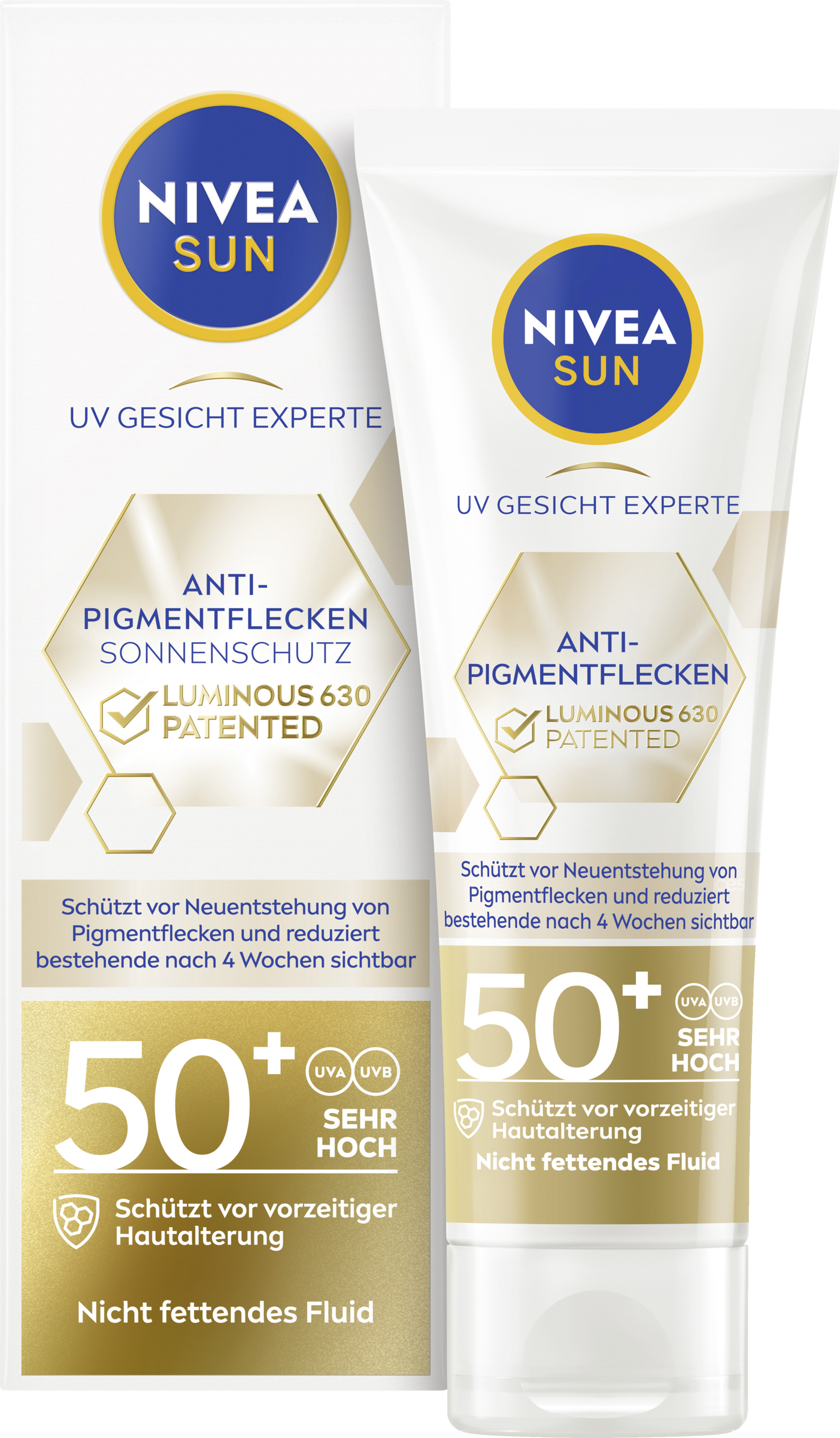 NIVEA SUN UV Gesicht Experte Anti-Pigmentflecken Sonnenschutz LSF 50+
