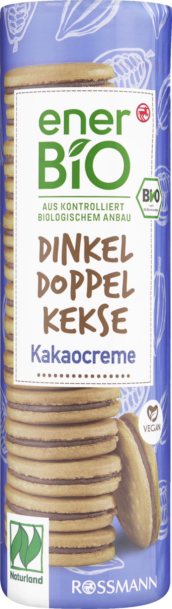 enerBiO Dinkel Doppelkeks Kakaocreme Naturland