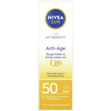 NIVEA SUN UV Gesicht Anti-Age Sonnenschutz Q10 LSF 50