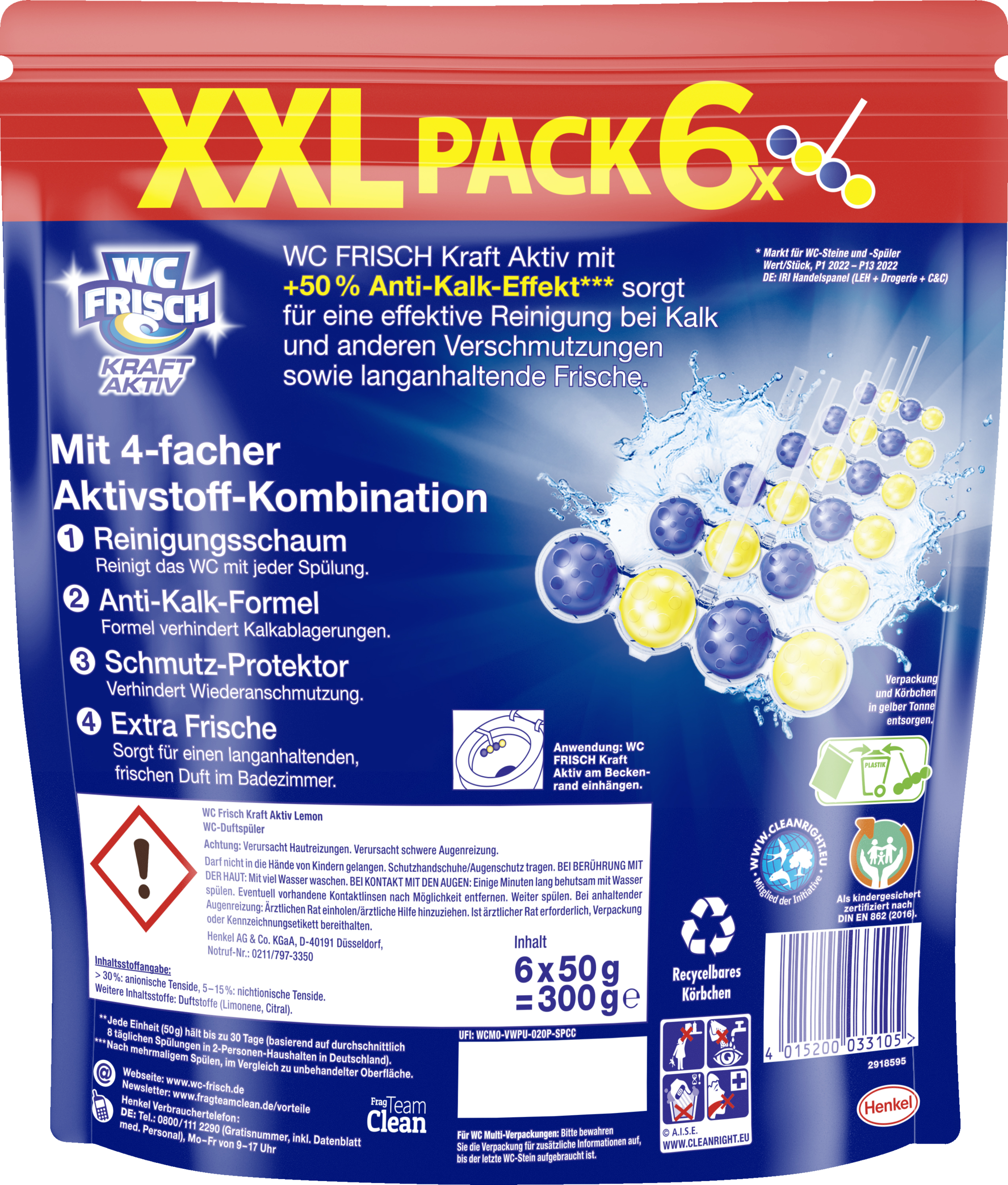 Kraft Aktiv Duftspüler Lemon