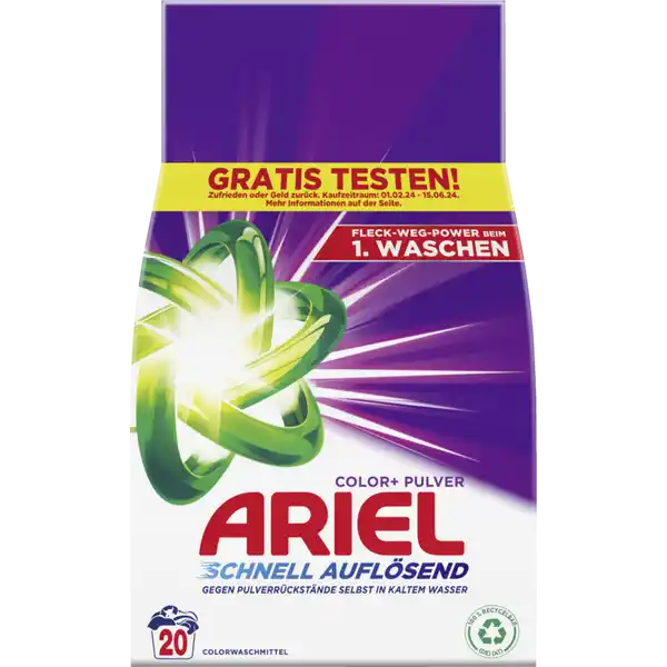 Ariel Colorwaschmittel Pulver 20WL online kaufen | rossmann.de