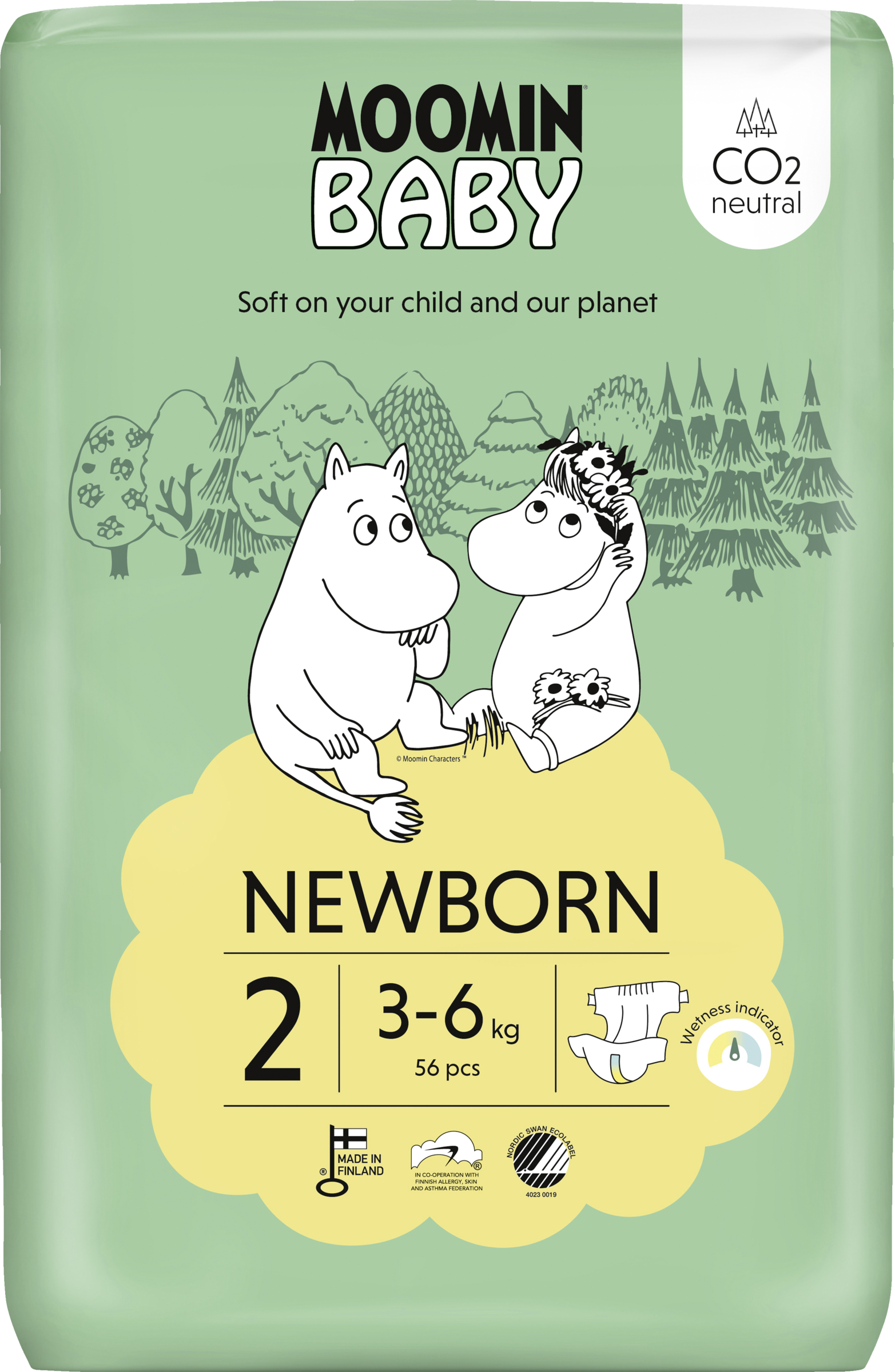Moomin Baby Windel Gr.2 (3-6kg)