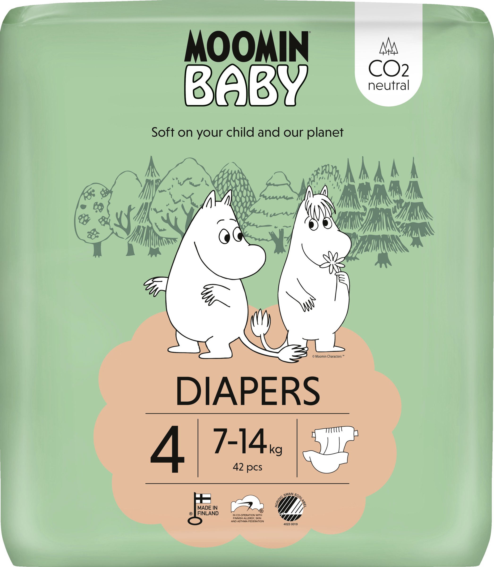Moomin Baby Windel Gr.4 (7-14kg)
