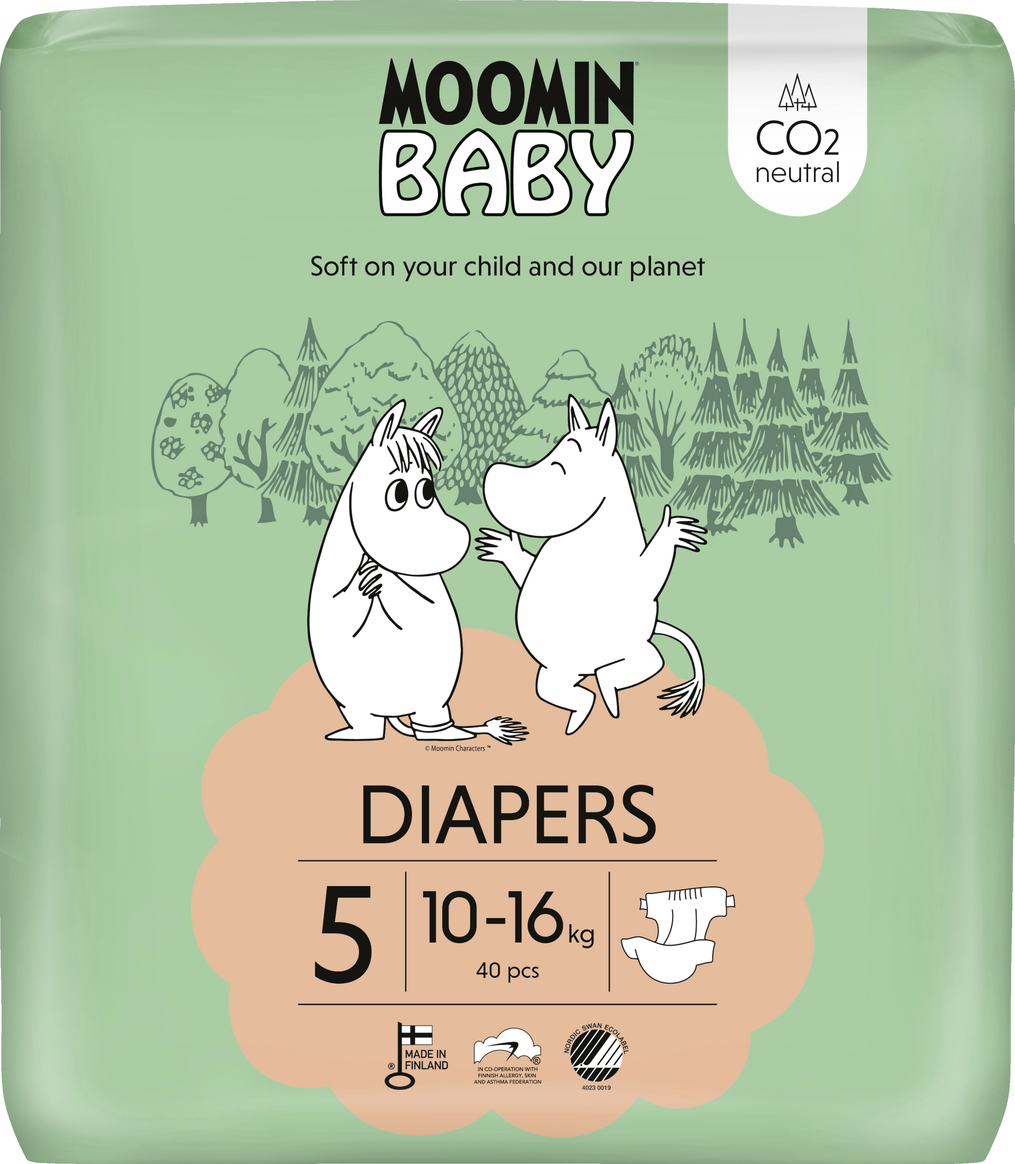 Moomin Baby Windel Gr.5 (10-16kg)