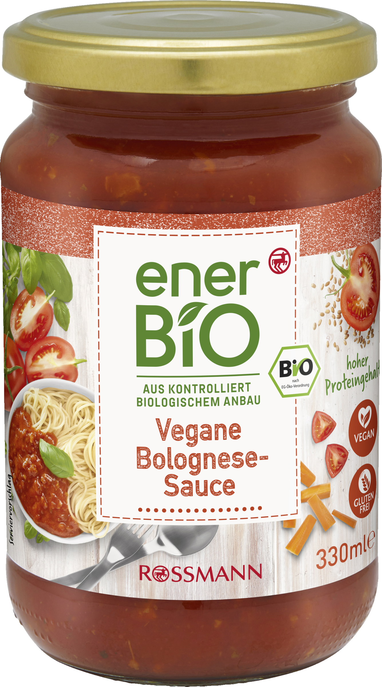 enerBiO Vegane Bolognese-Sauce