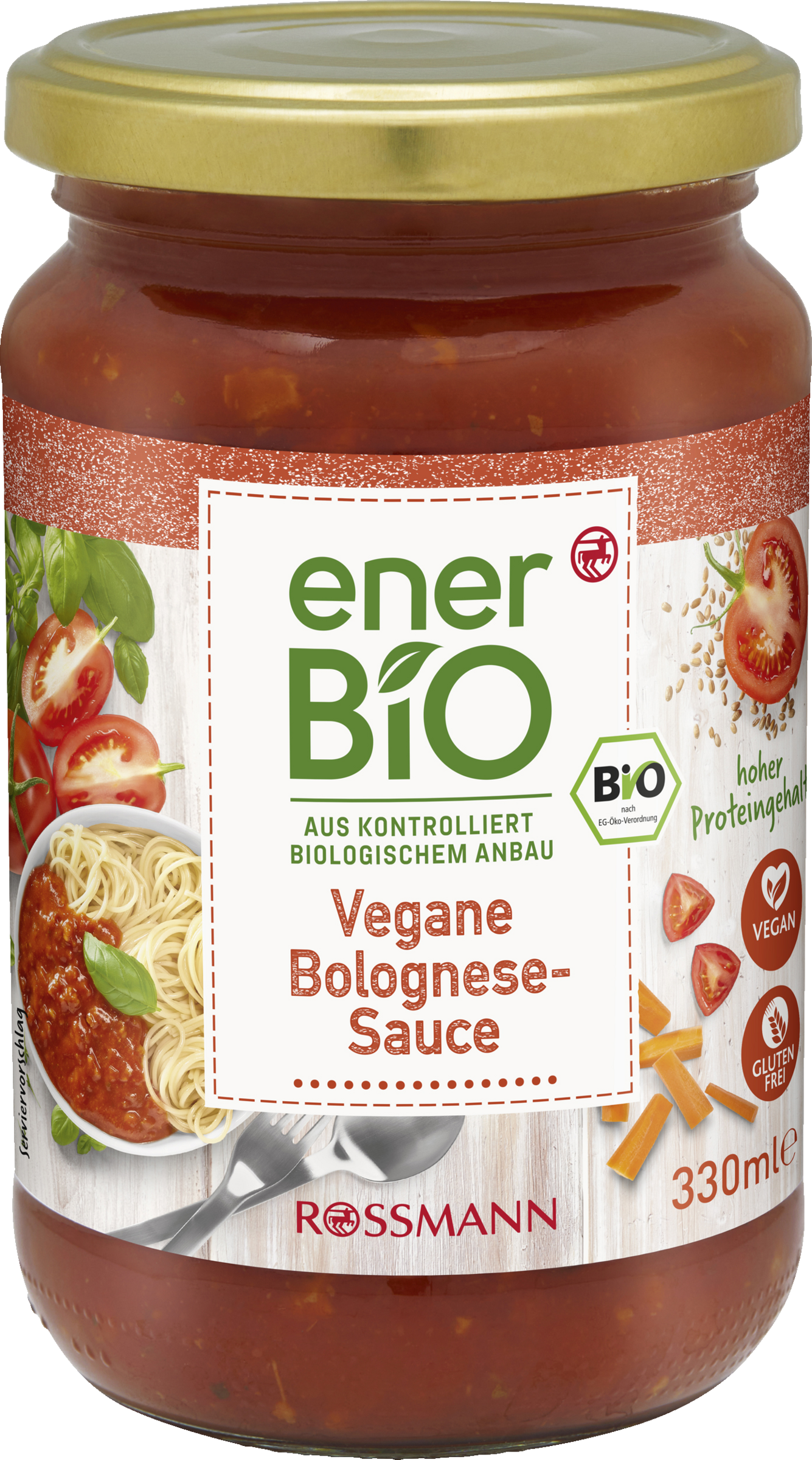 enerBiO Vegane Bolognese-Sauce