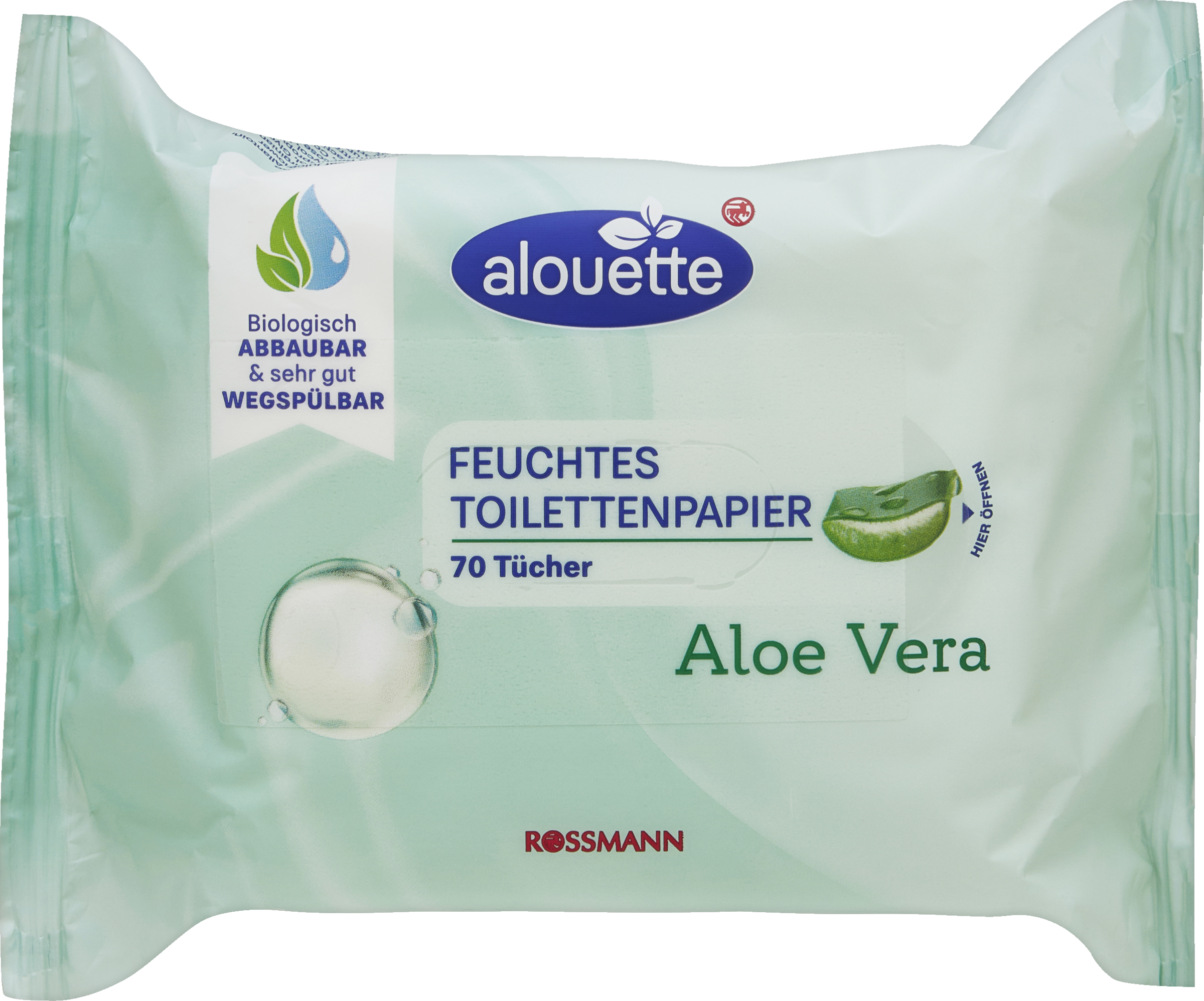 alouette Classic Feuchtes Toilettenpapier Aloe Vera