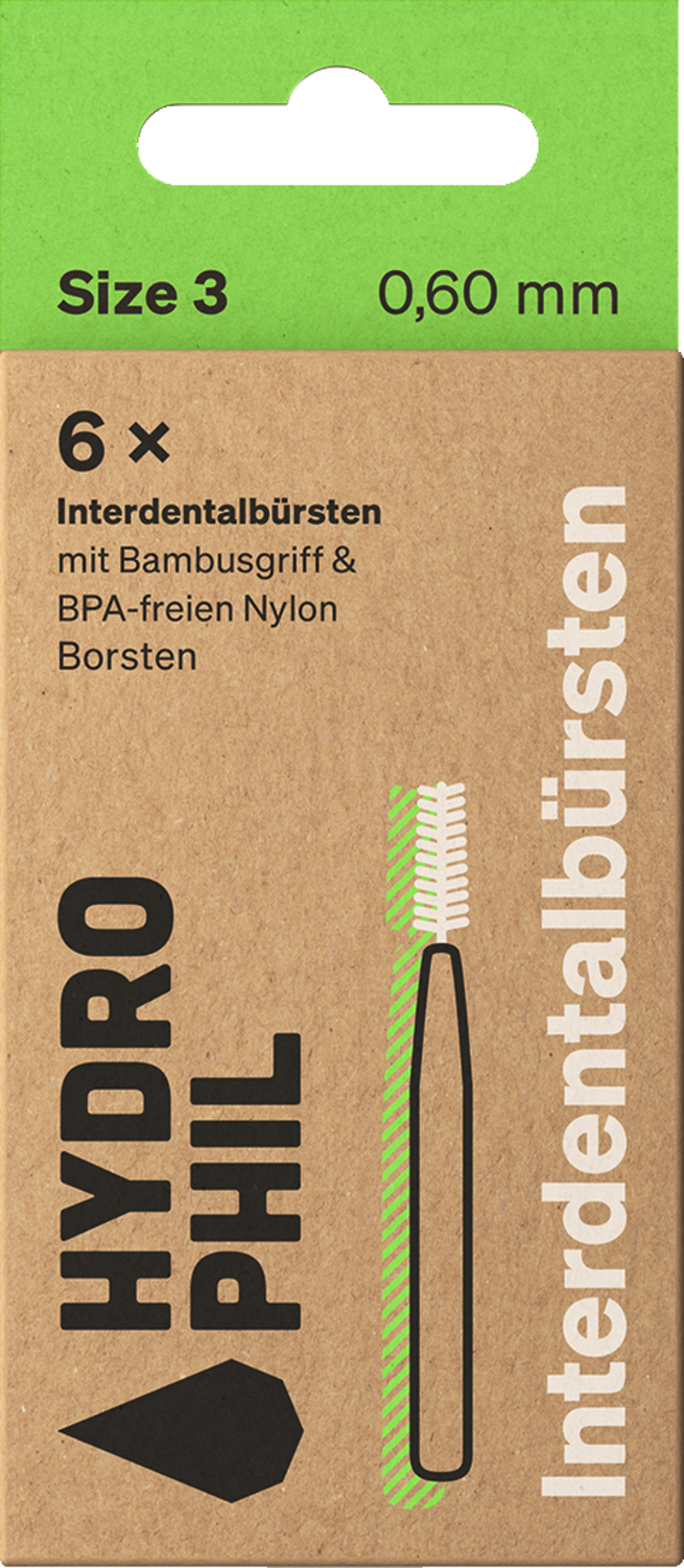 HYDROPHIL Interdentalbürsten Gr. 3