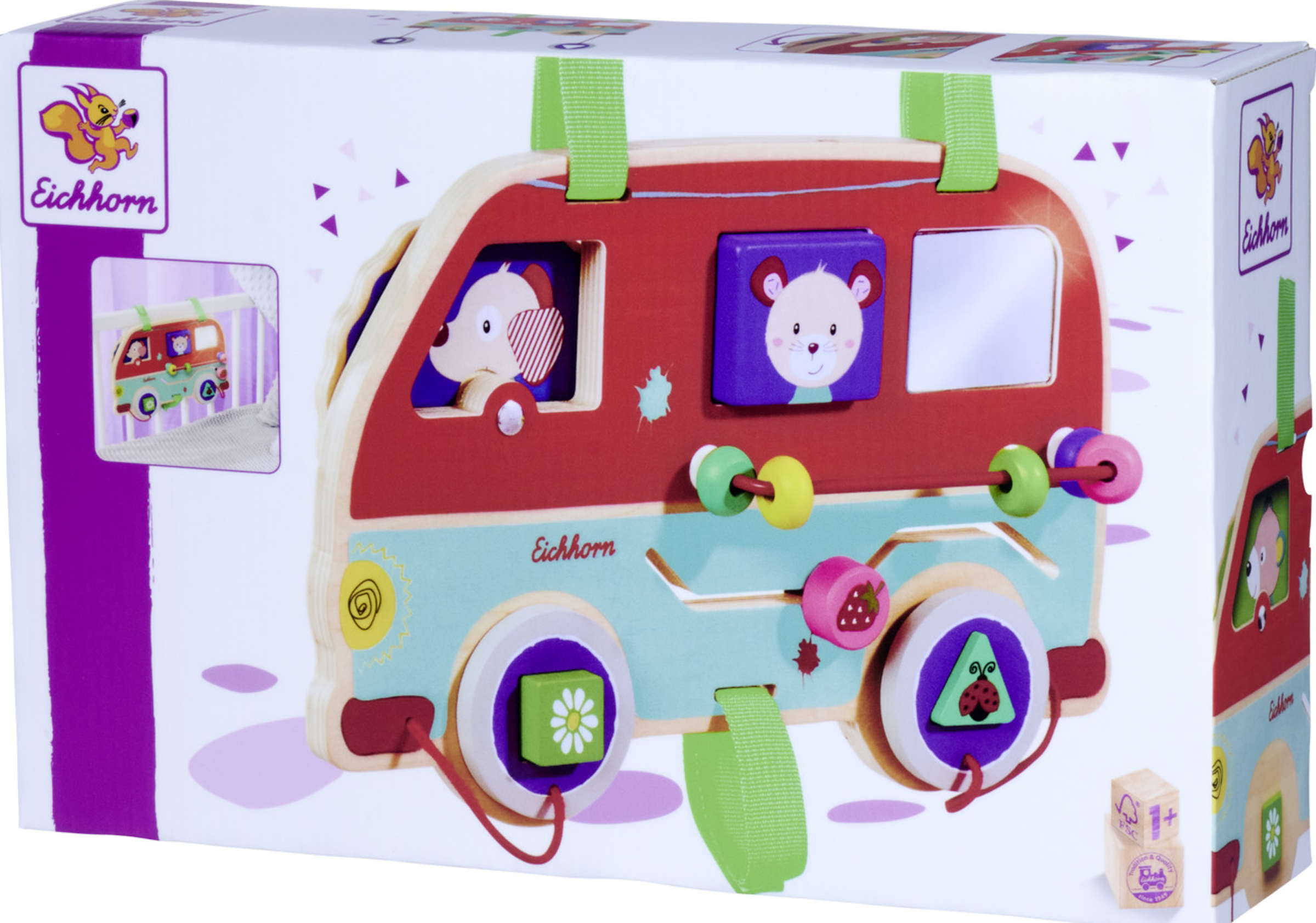 Eichhorn Baby Motorik-Spielbrett