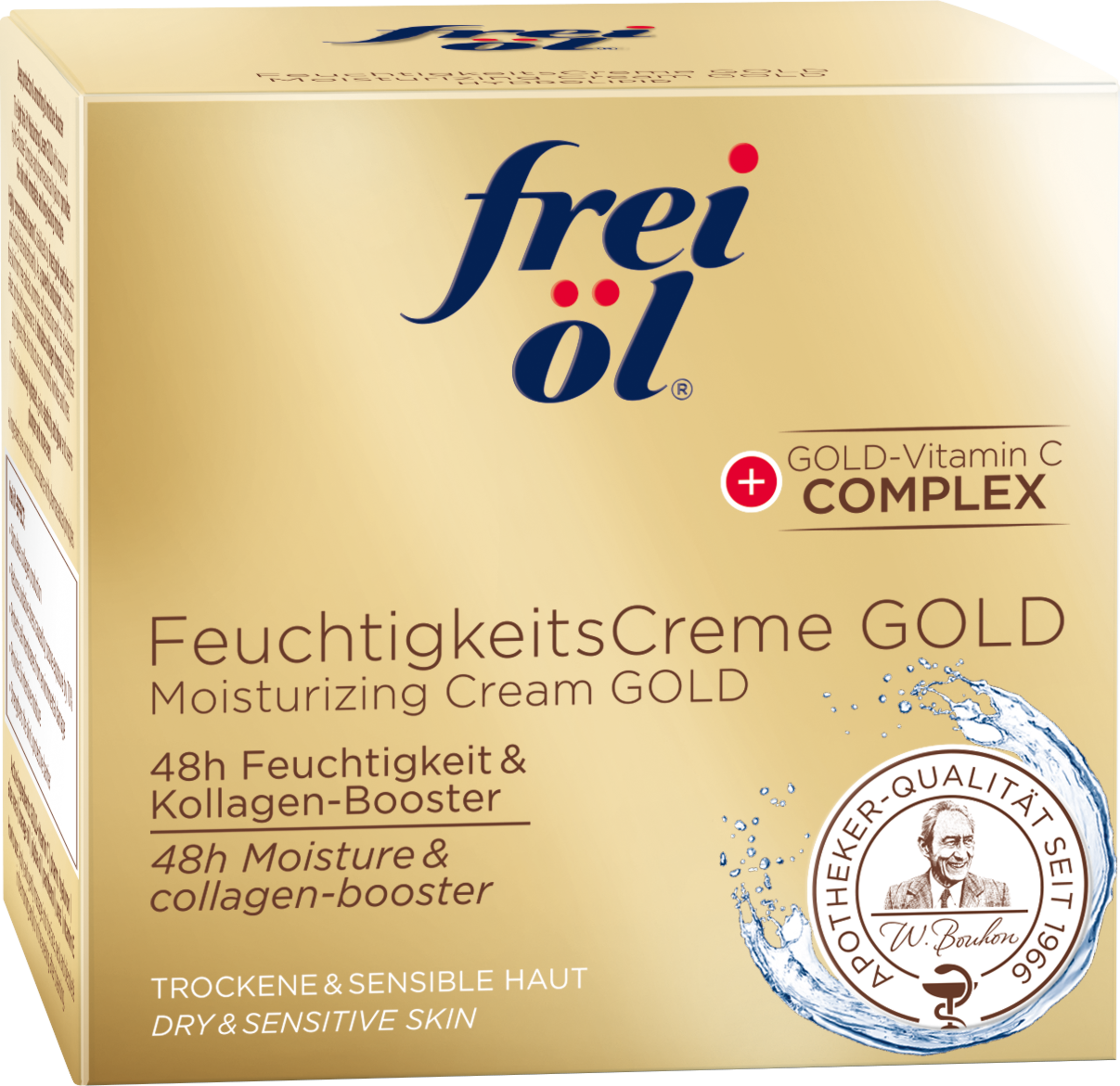 frei öl Feuchtigkeitscreme GOLD mit Hydro-Booster-Complex