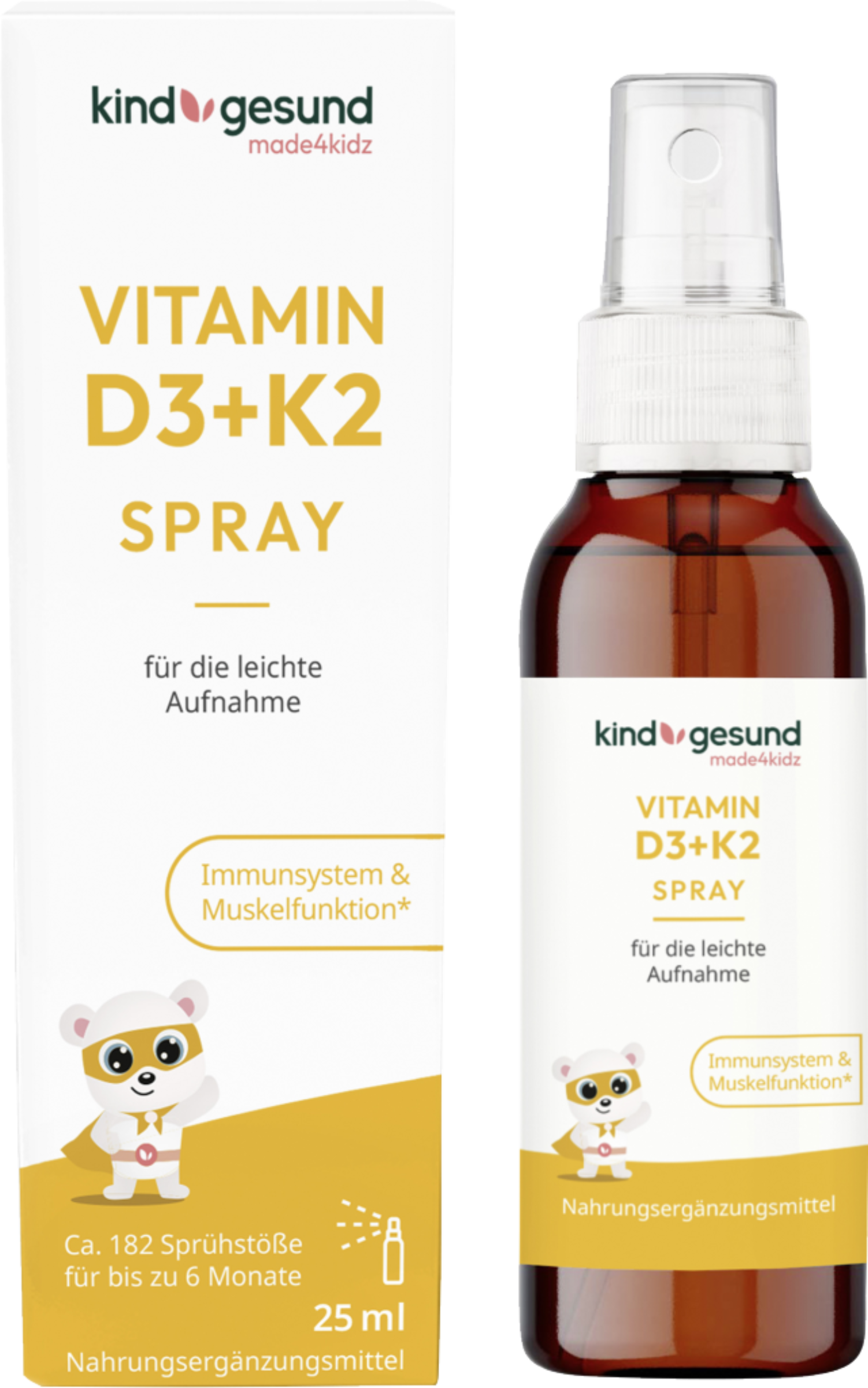 kindgesund Vitamin D3+K2 Spray für Kinder