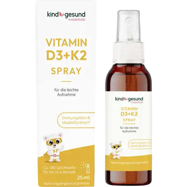 بخاخ فيتامين D3+K2 للأطفال