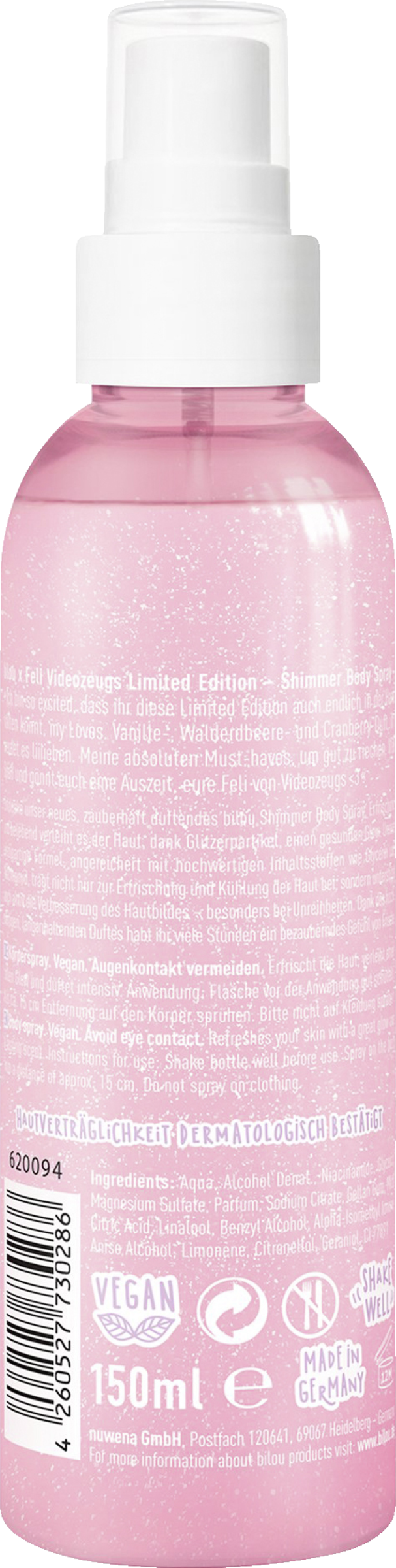 bilou x Feli Videozeugs Shimmer Body Spray online kaufen rossmann.de