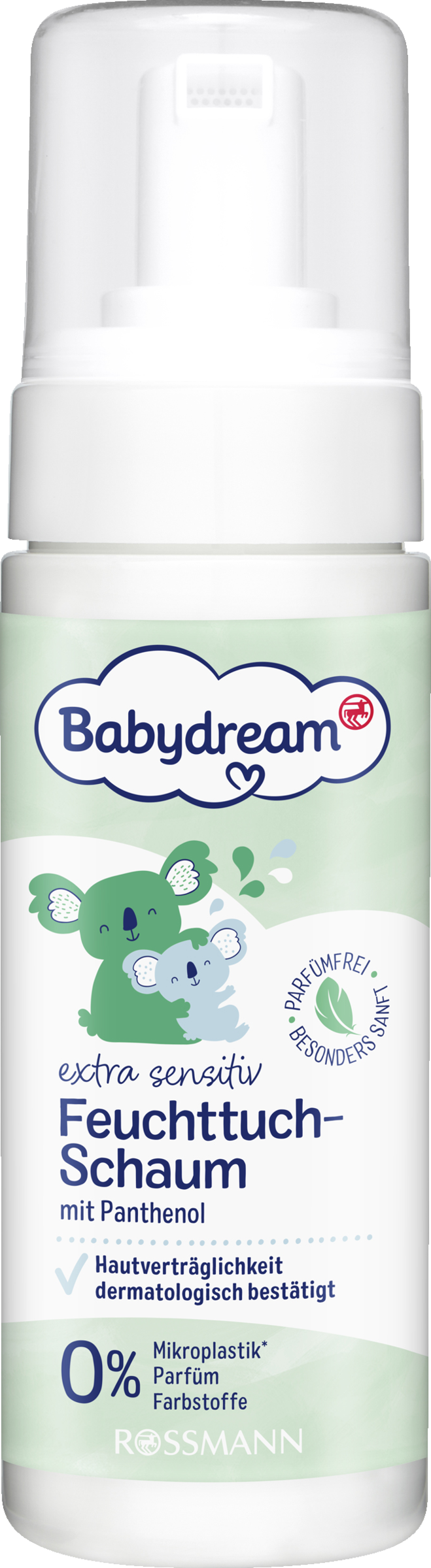 extra sensitiv Feuchttuch-Schaum