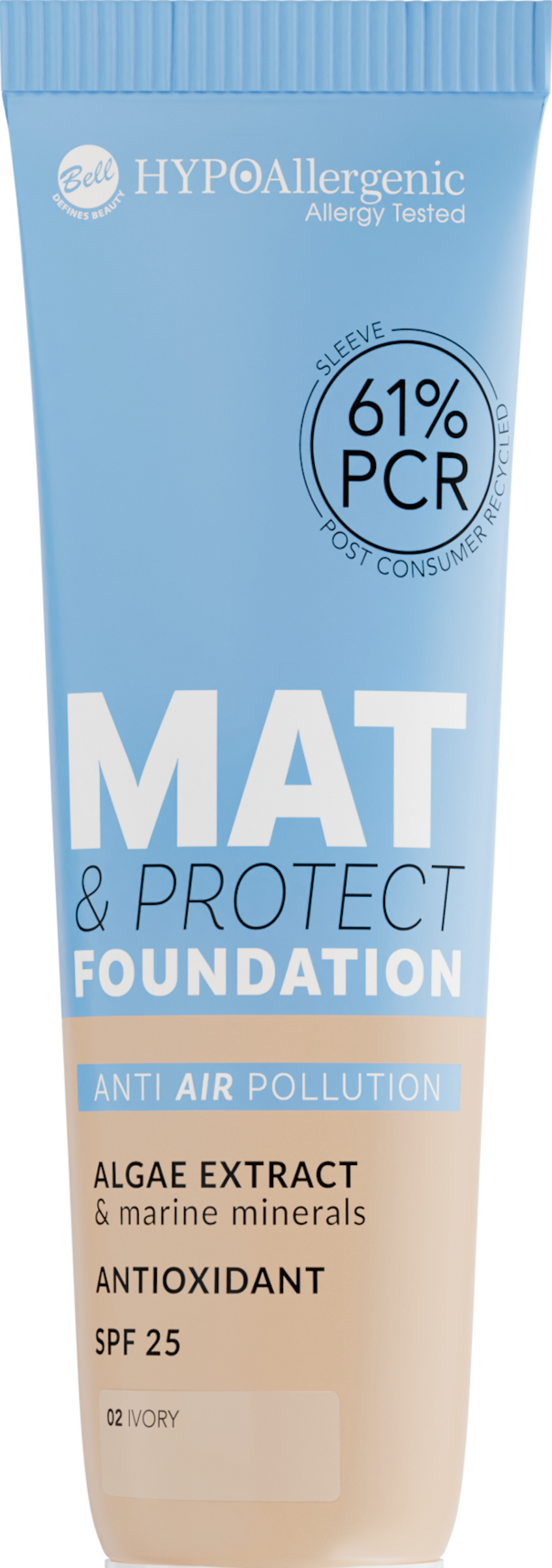 Mat & Protect Foundation SPF 25 02 Ivory
