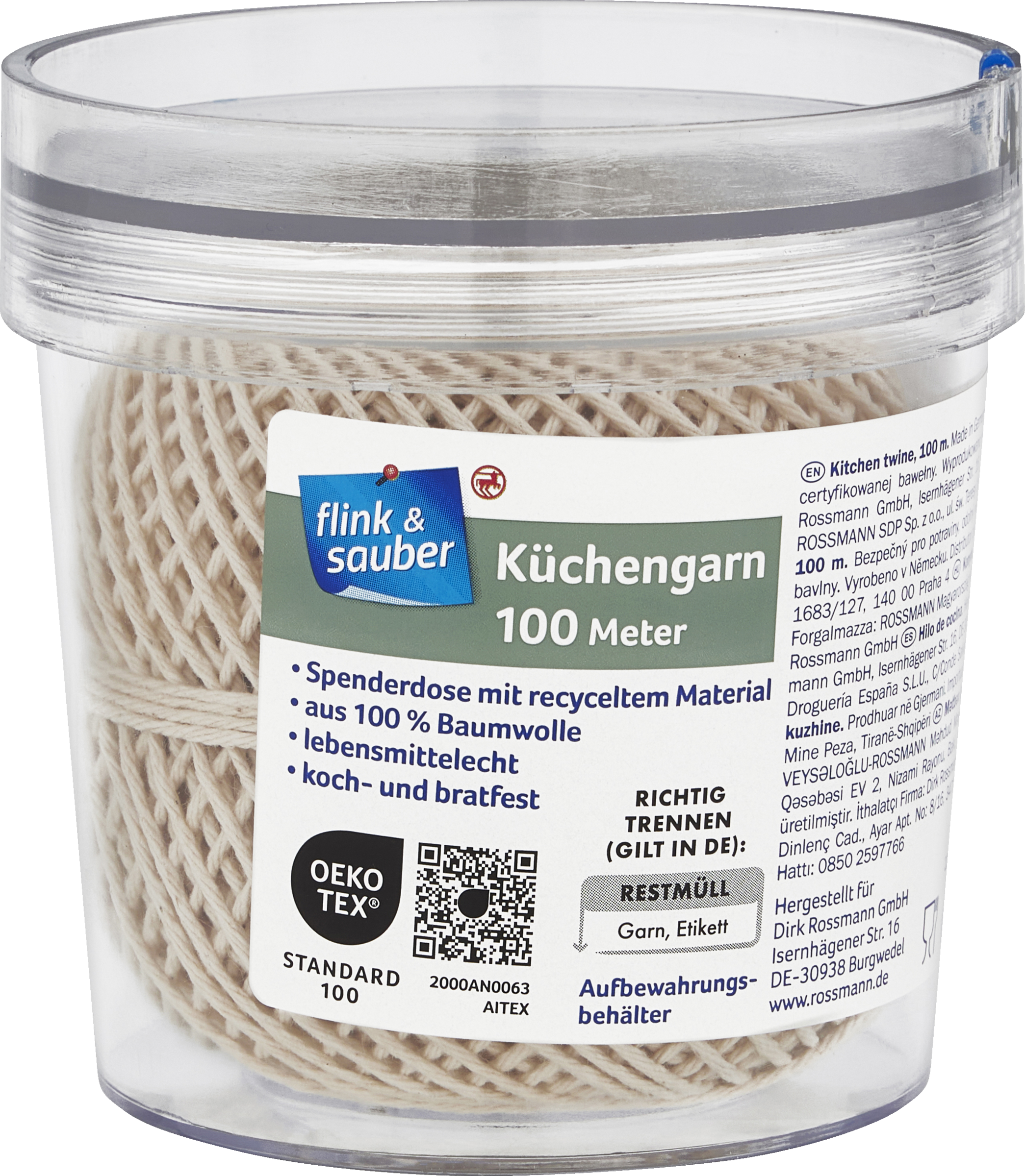 flink & sauber Küchengarn