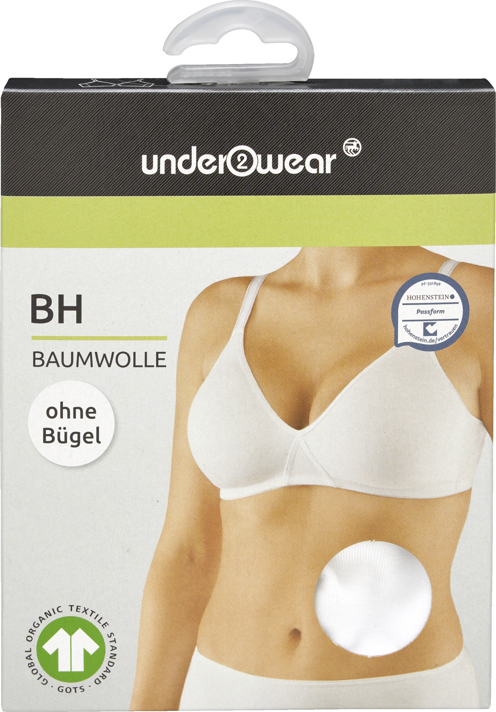 under2wear BH Baumwolle weiß Gr. 85B