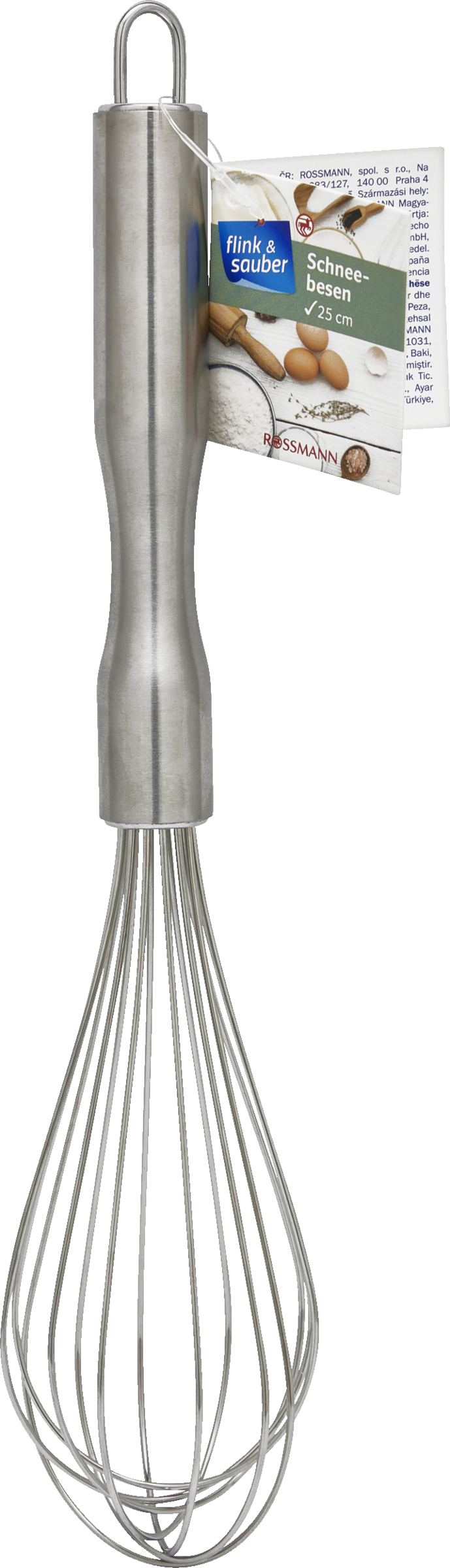 flink & sauber Schneebesen 25 cm ergnomisch