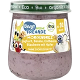 Bio Baby Morgenbrei Joghurt, Banane, Erdbeere, Blaubeere mit Hafer