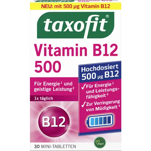 حبوب فيتامين ب12 500 ميني