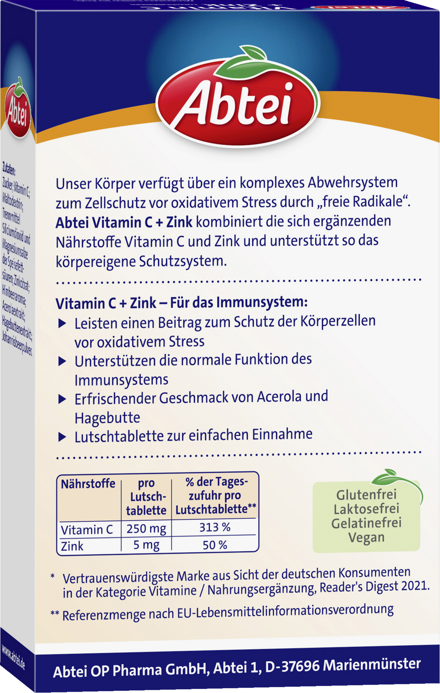 أقراص فيتامين سي + زنك للمص 3