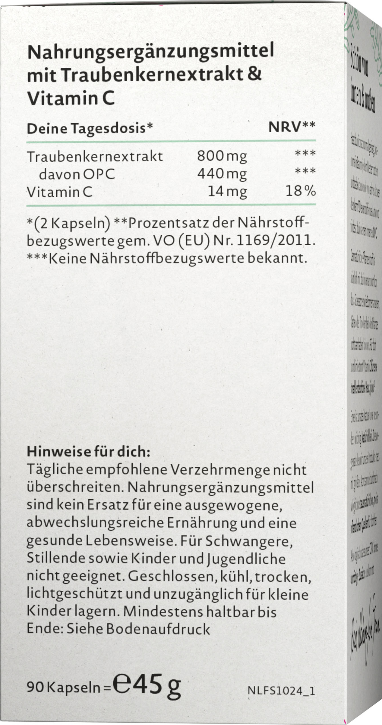 مستخلص بذور العنب مع 55% OPC 3