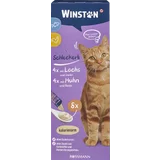 Winston Schleckerli 4x mit Lachs & Inulin, 4x mit Hähnchen & Biotin