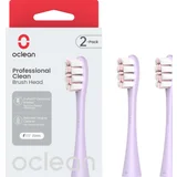 Professional Clean Bürstenköpfe, 2er Set, Lila