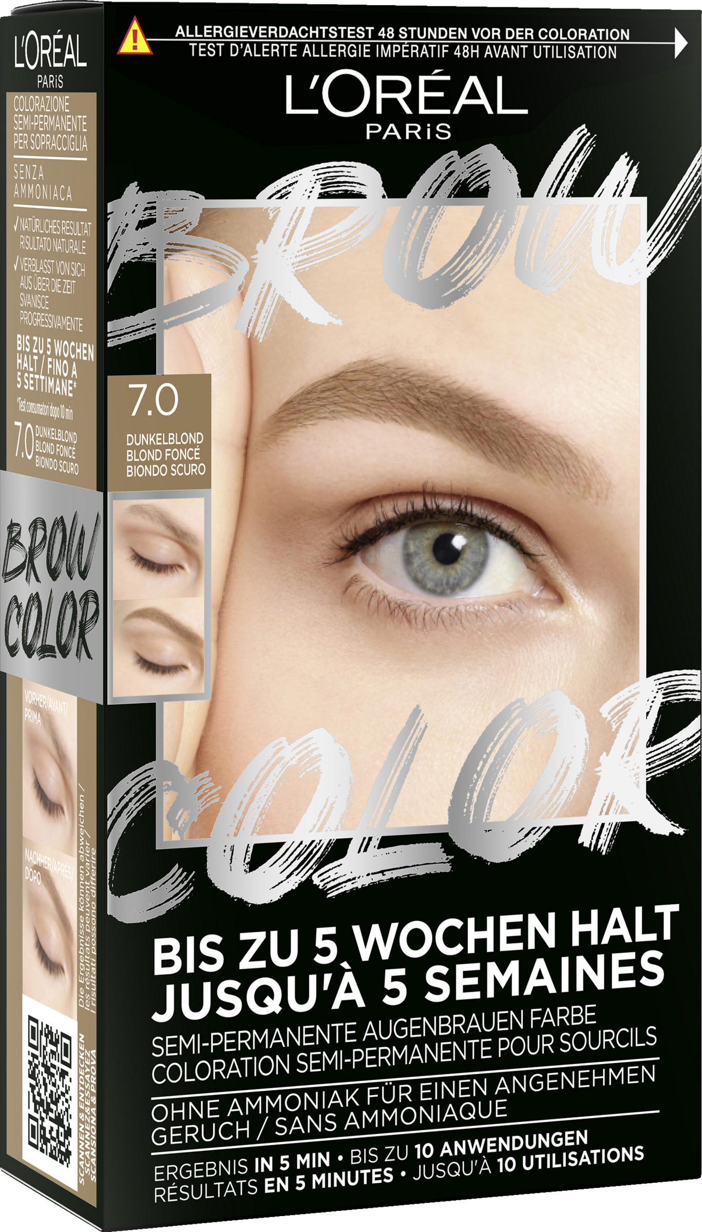 Brow Color Semi-Permanente Augenbrauenfarbe 7.0 Dunkelblond