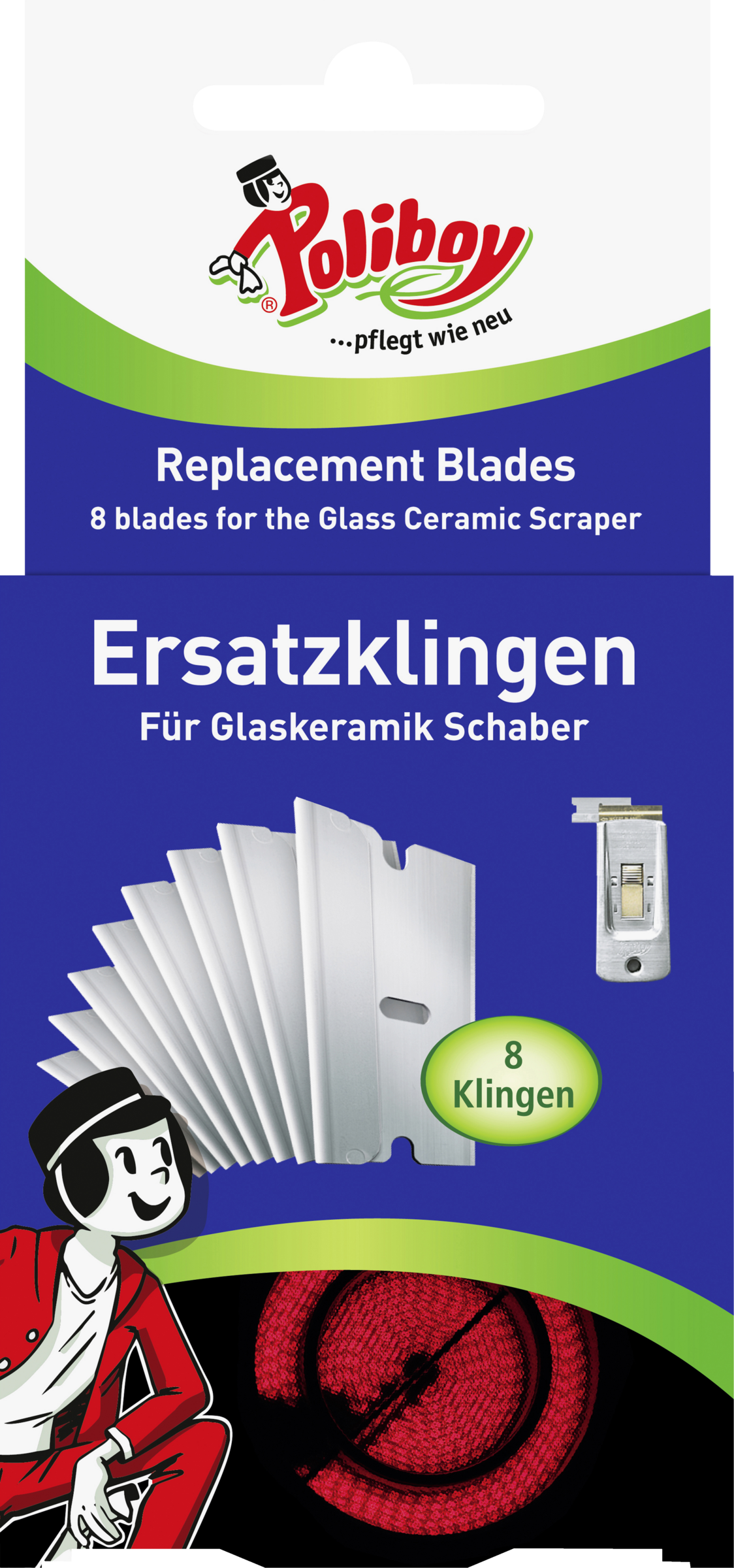 Poliboy Ersatzklingen Glaskeramikschaber