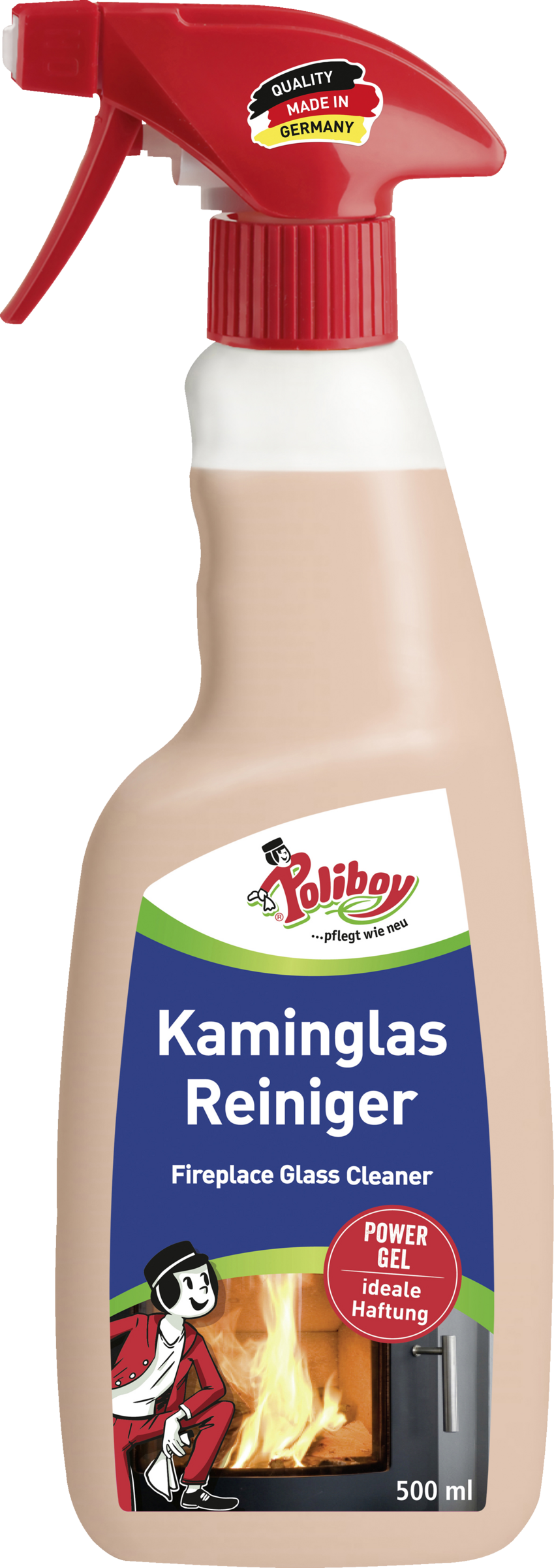 Poliboy Kaminglas Reiniger