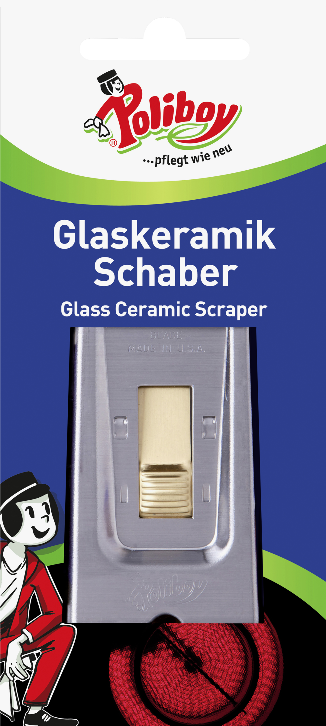 Poliboy Glaskeramik Schaber