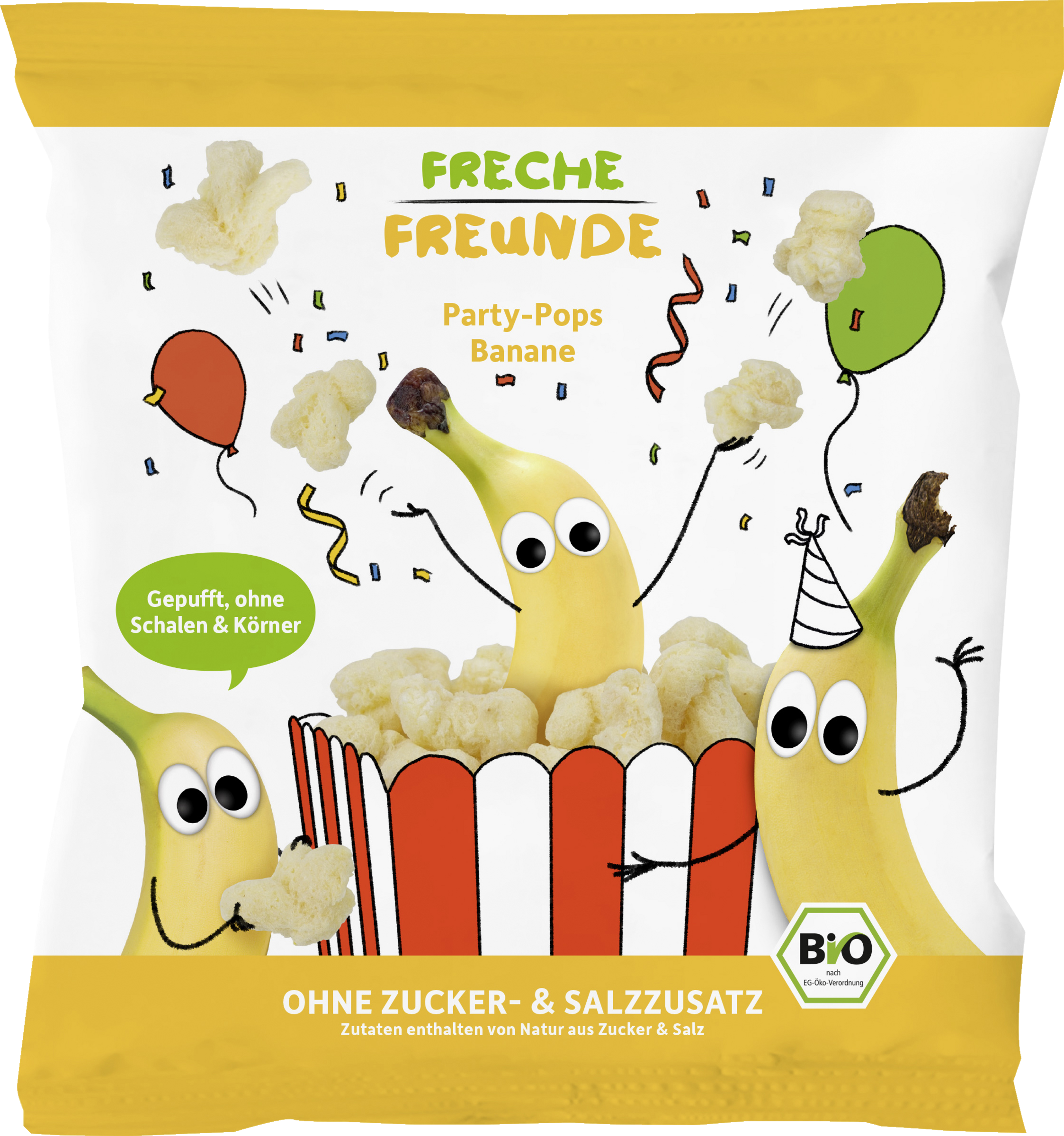 Freche Freunde Bio Party Pops Banane