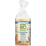 Kichererbsenwaffeln mit Reis und Meersalz