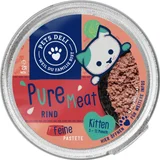 Nassfutter Junior Pure Meat Rind für Katzen