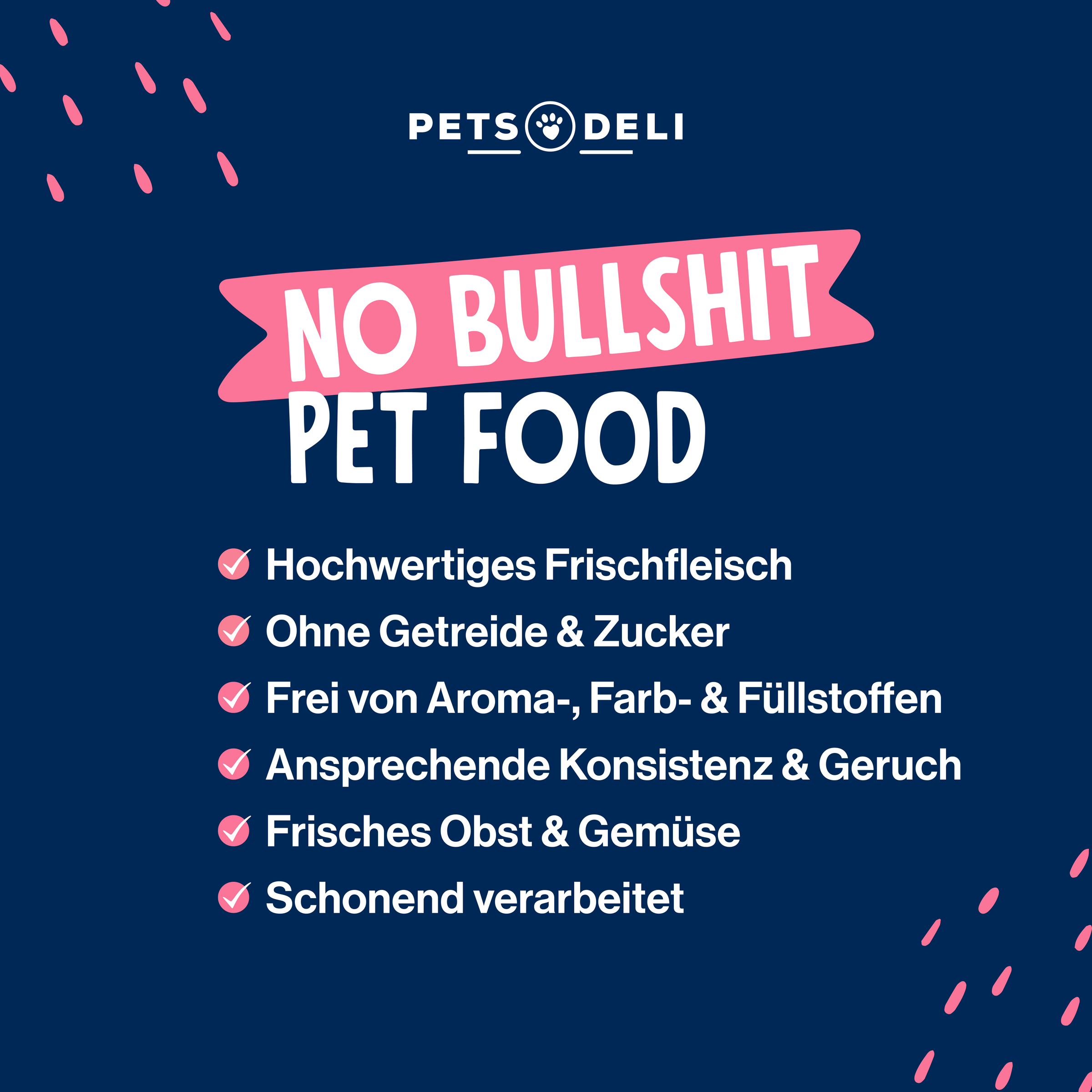 Pets Deli Nassfutter Pure Meat Huhn mit Katzenminze & Leinöl für Katzen