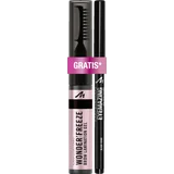 Wonder Freeze Brow Lamination Gel 004 Deep Brown & Eyemazing Kajal Eyeliner 1010N black