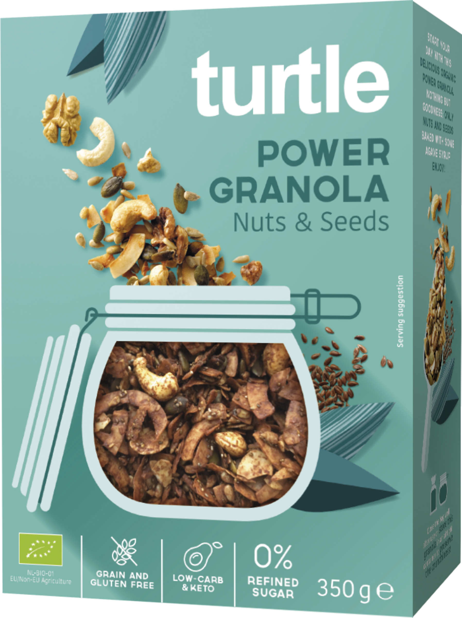 Turtle Bio Power Granola Nuts & Seeds online kaufen rossmann.de