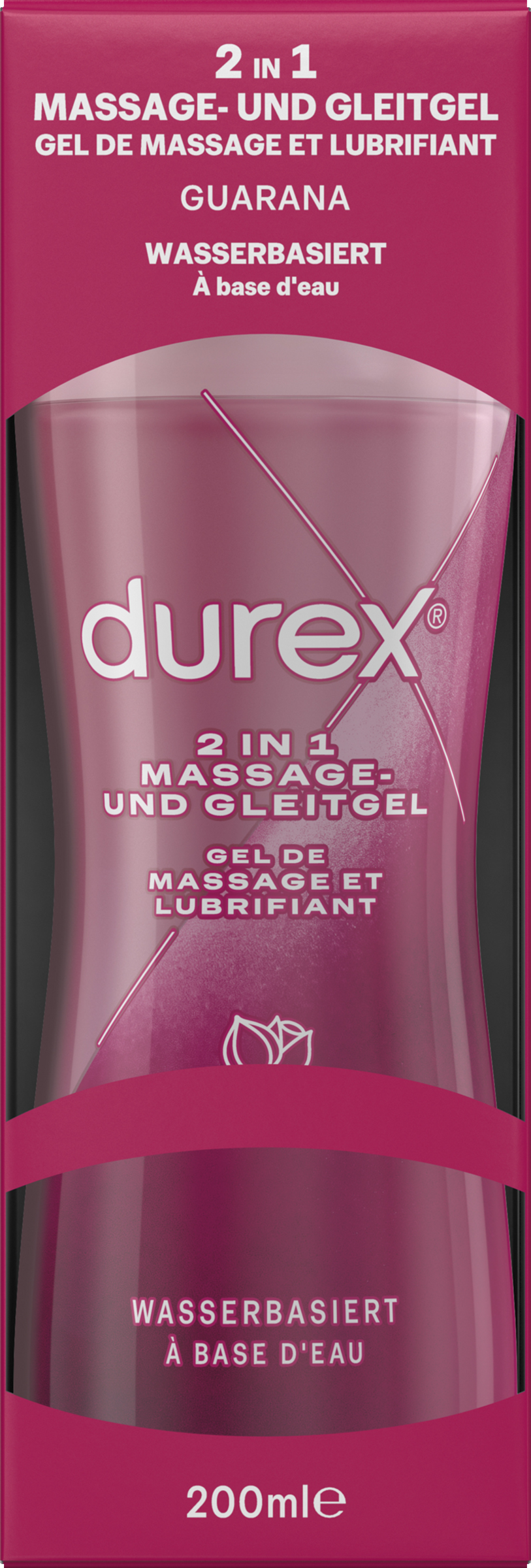 Durex 2in1 Massage & Gleitgel Guarana