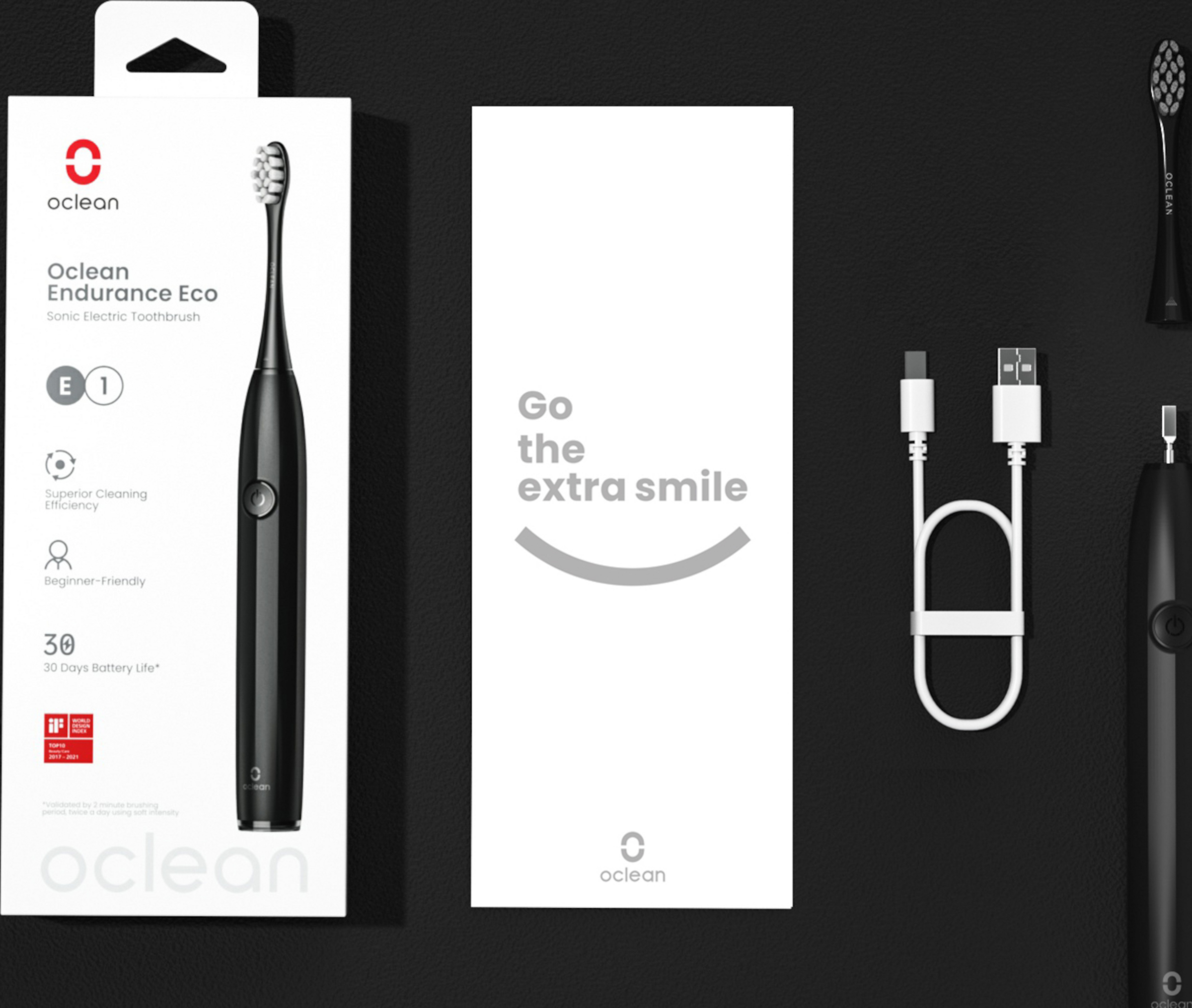 فرشاة أسنان Endurance Eco، أبيض 3