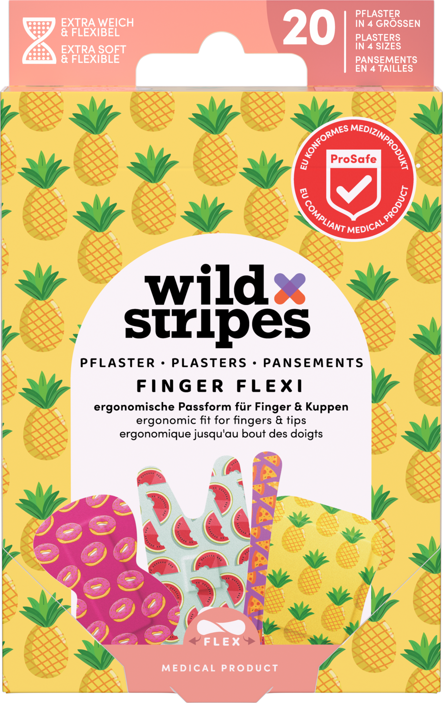 Wild Stripes Pflaster Finger Flexi Food