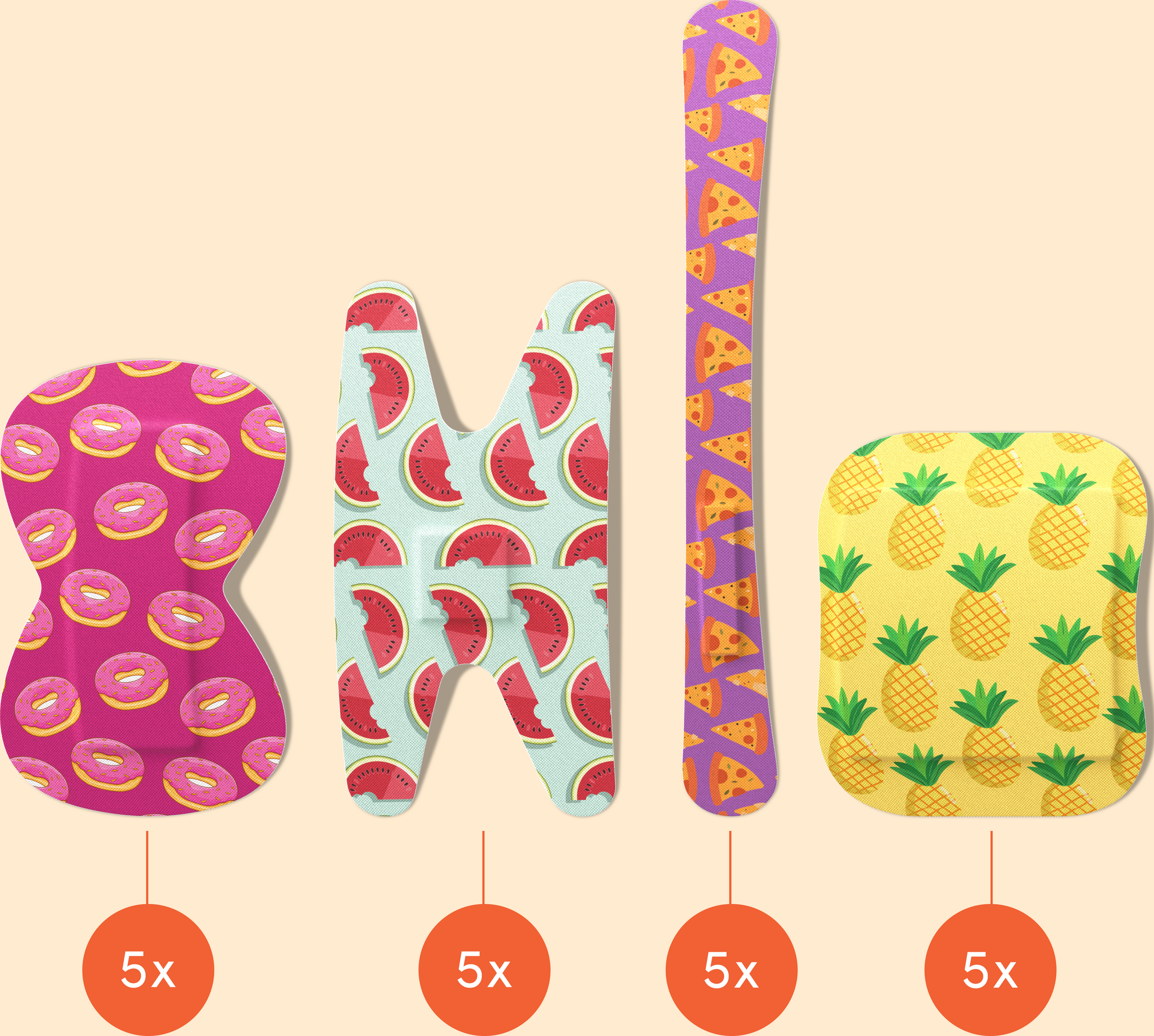 ضمادات للأصابع Flexi Food 8