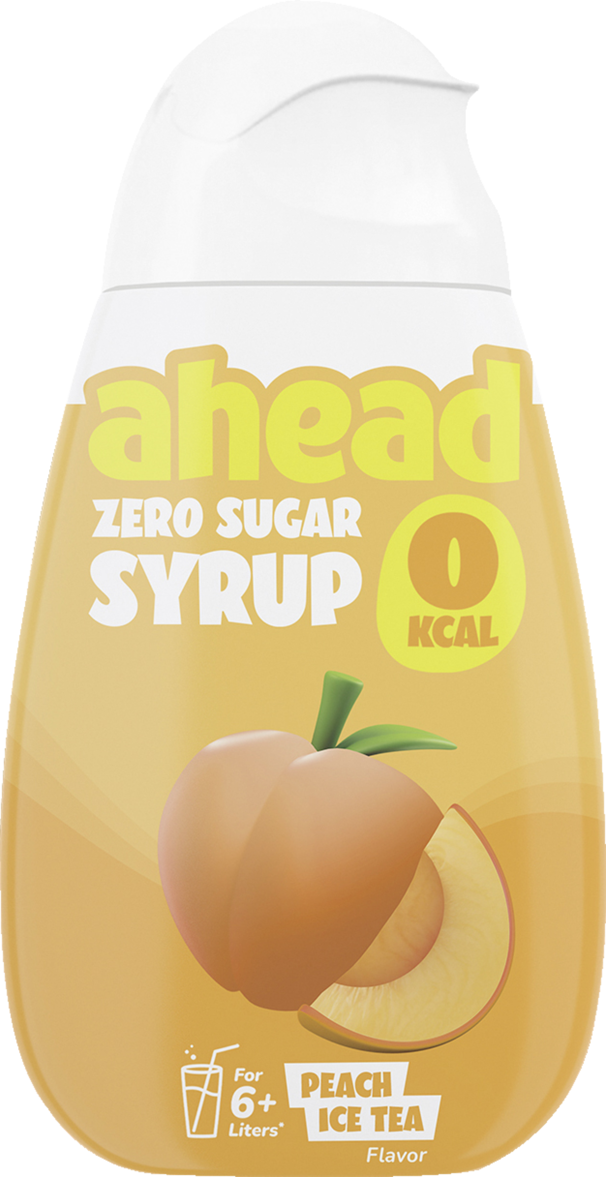 ahead Zero Sugar Syrup Peach Ice Tea