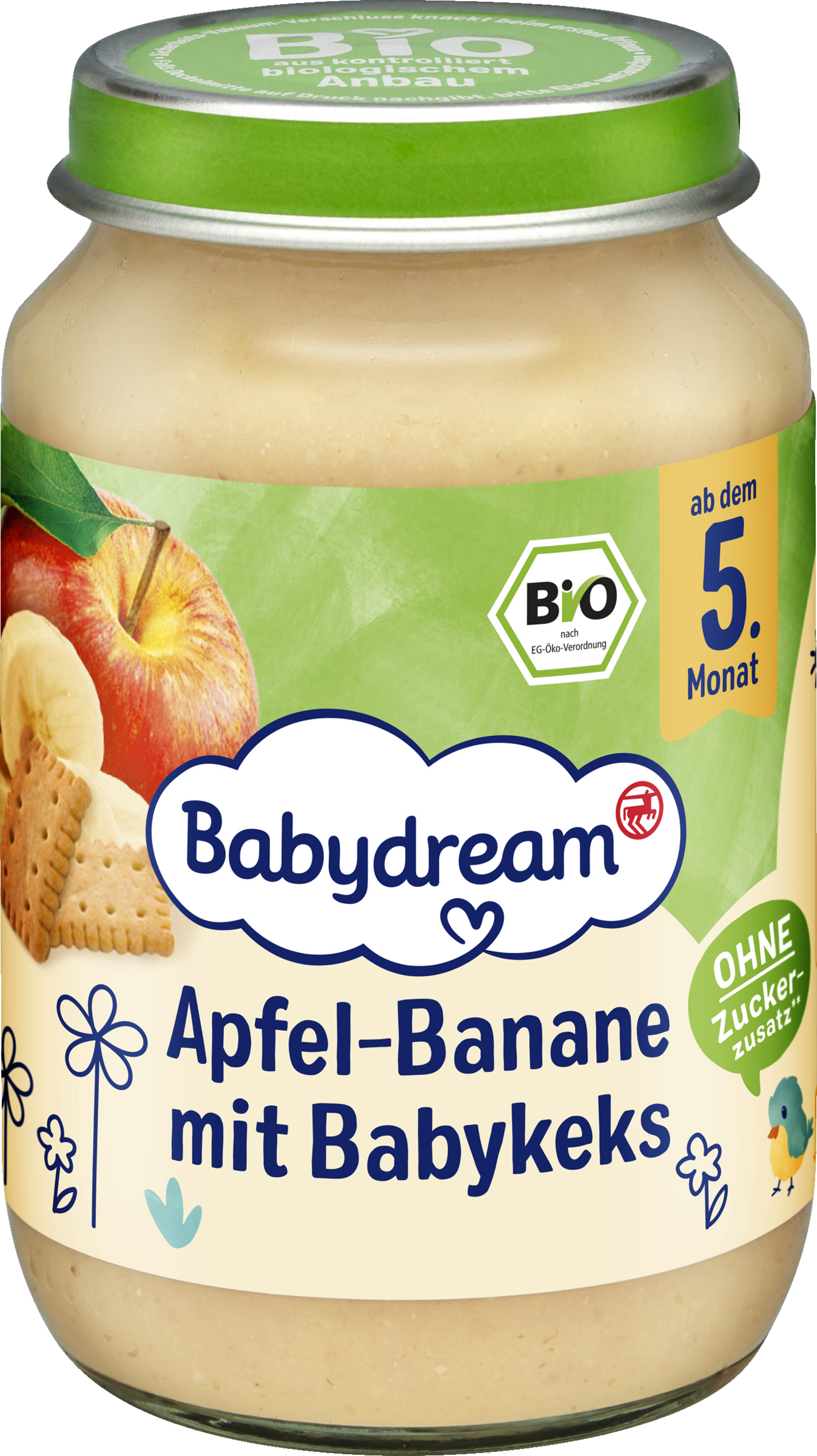 Babydream Bio Apfel-Banane mit Babykeks
