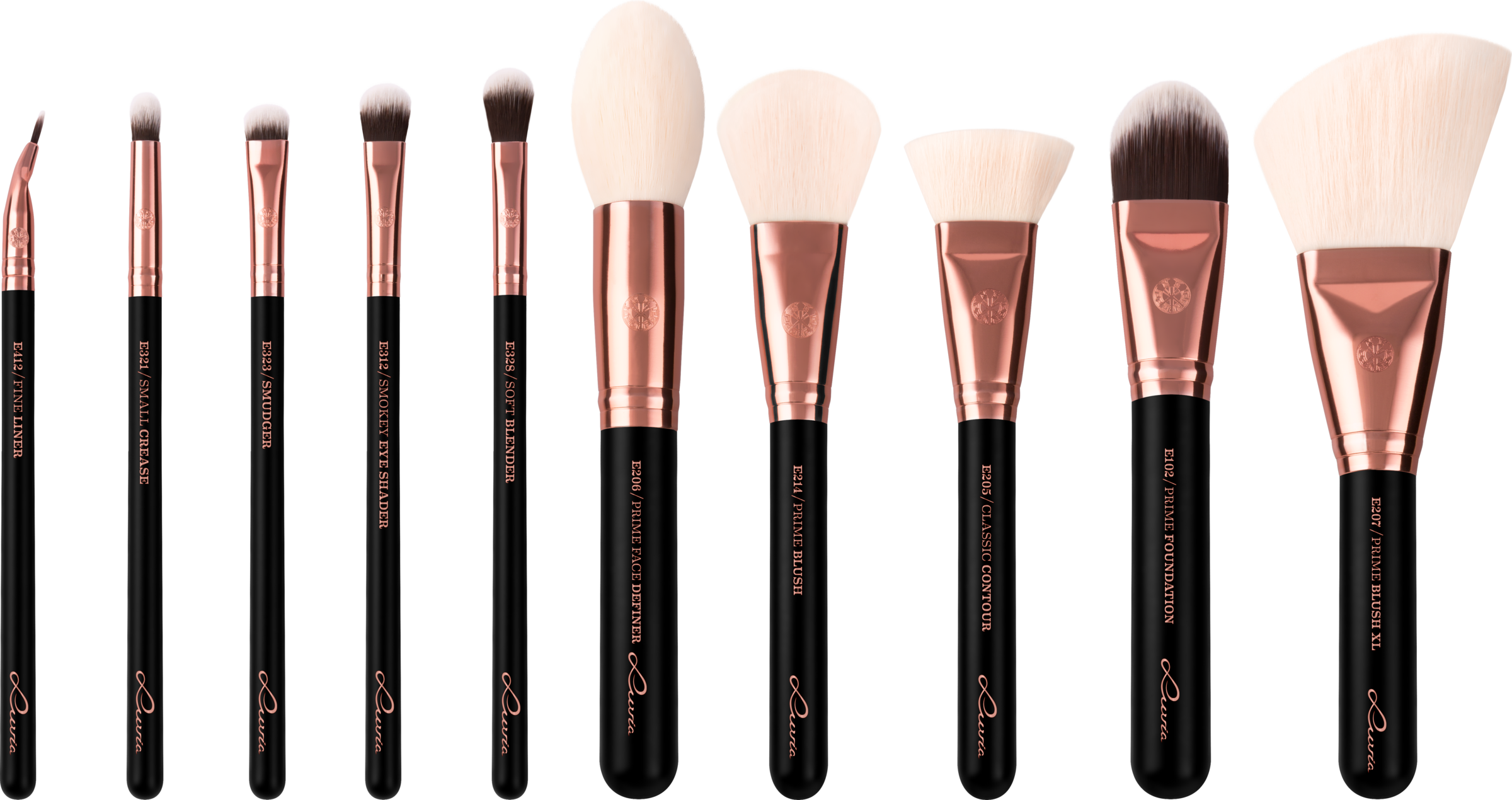 Luvia Cosmetics Expansion Set Black Diamond - Brush Set