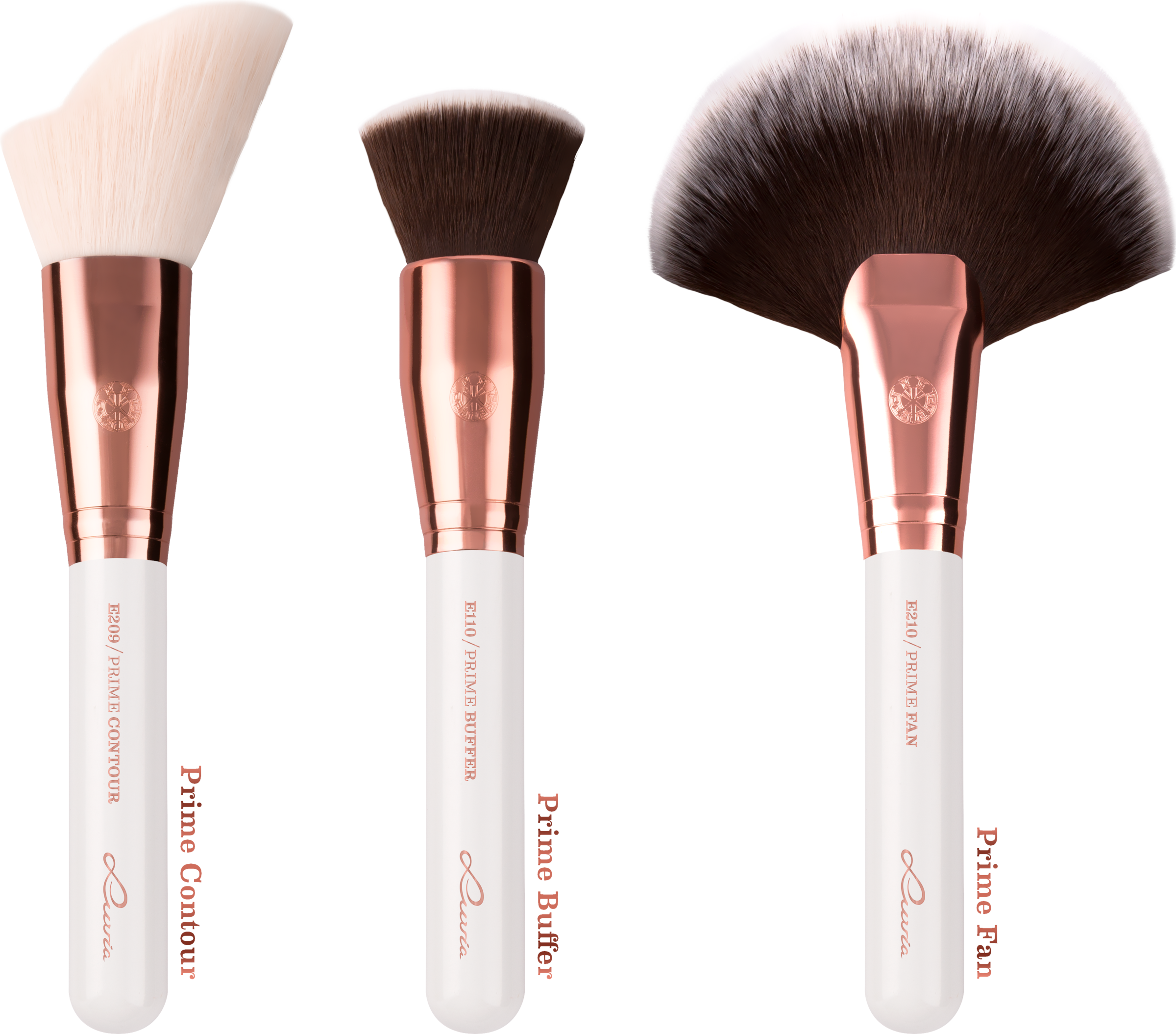 Luvia Cosmetics Essential Brushes Feather White Brush Set online