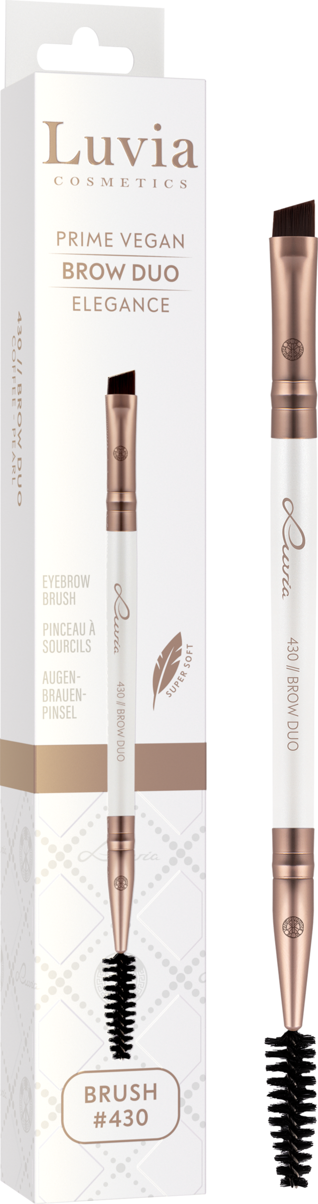 Luvia Cosmetics Brow Duo Brush