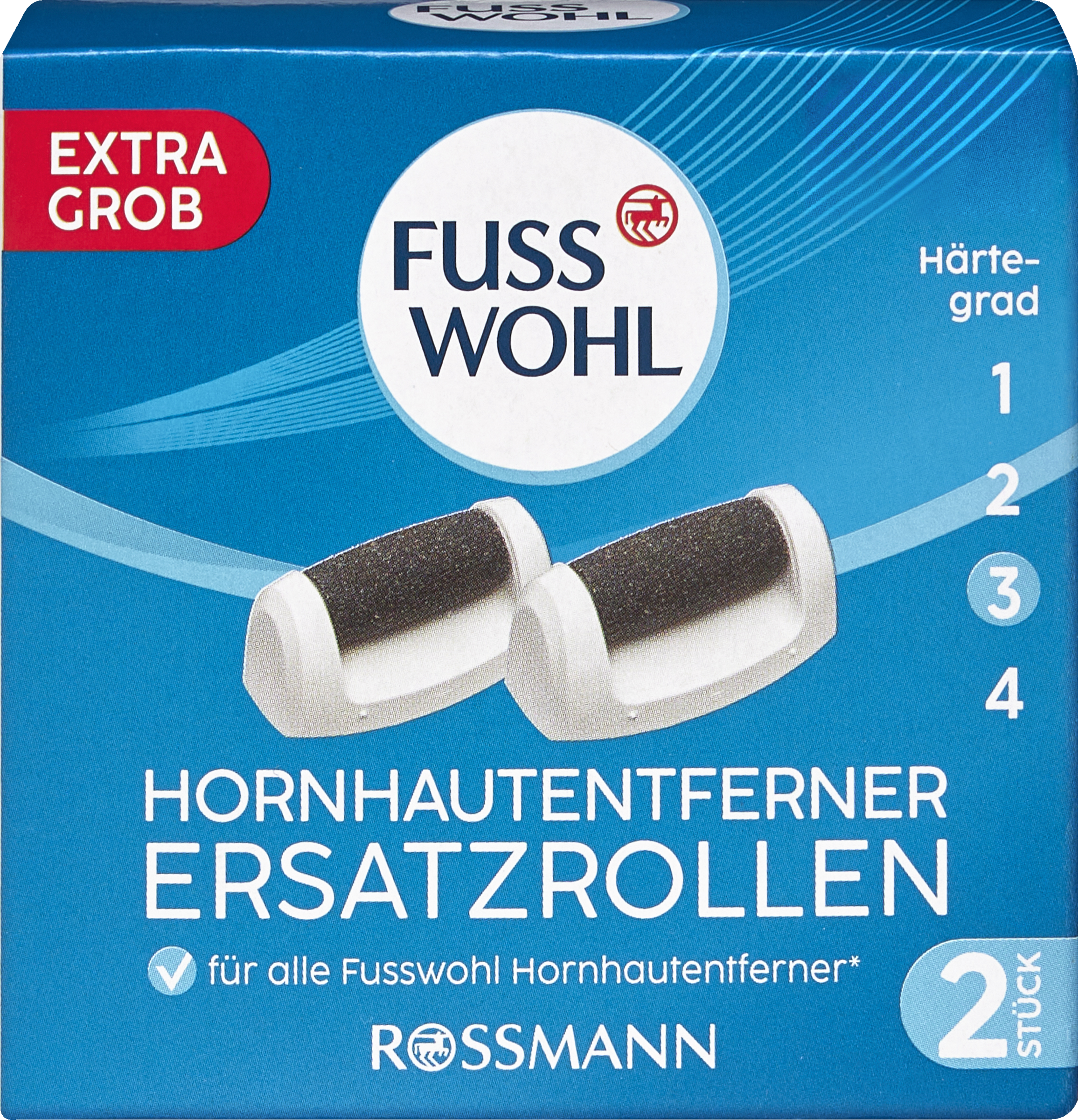 FUSSWOHL Hornhautentferner Rollen extra grob