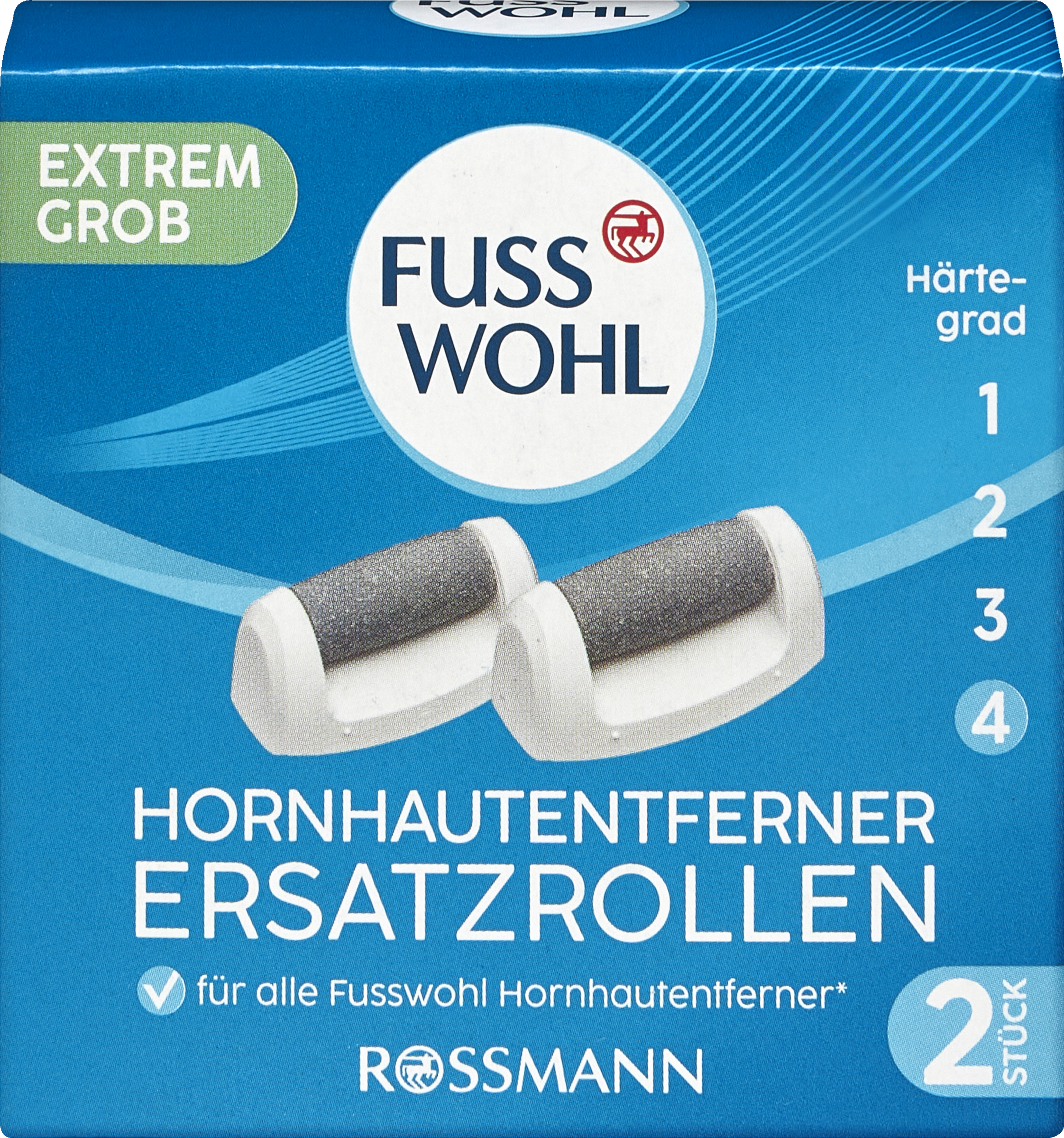 FUSSWOHL Hornhautentferner Rollen extrem grob